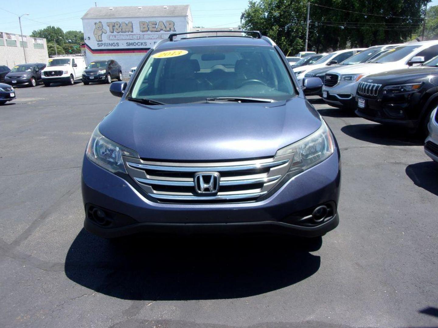 2013 BLUE HONDA CR-V EXL (5J6RM4H72DL) with an 2.4L engine, Automatic transmission, located at 501 E. Columbia St., Springfield, OH, 45503, (800) 262-7122, 39.925262, -83.801796 - ***1-Owner***AWD***EXL***Updated Timing***Leather***Moonroof***Serviced and Detailed*** Jay North Auto has offered hand picked vehicles since 1965! Our customer's enjoy a NO pressure buying experience with a small town feel. All of our vehicles get fully inspected and detailed. We are a preferre - Photo#1