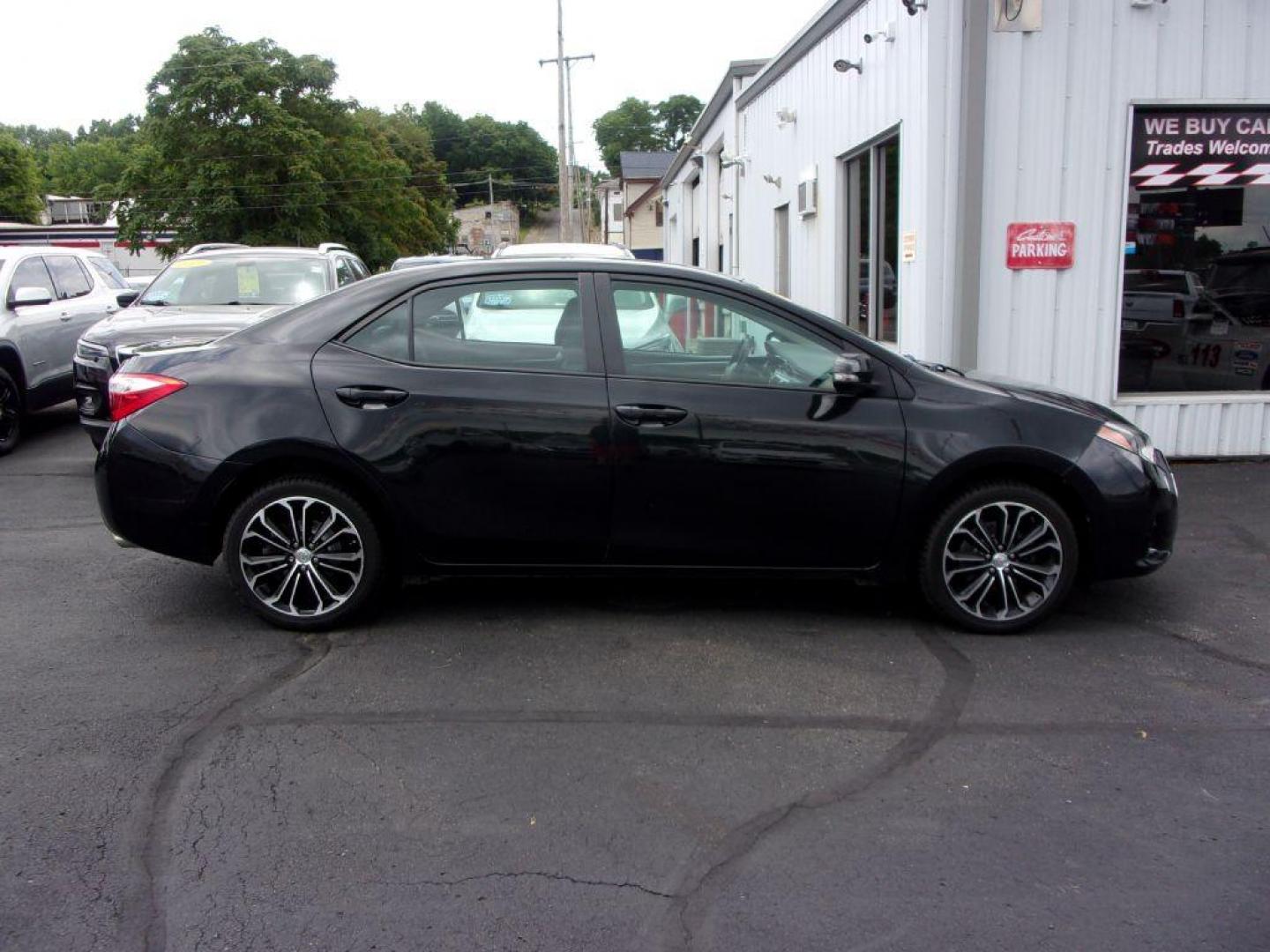 2014 BLACK TOYOTA COROLLA S PLUS (5YFBURHE9EP) with an 1.8L engine, Automatic transmission, located at 501 E. Columbia St., Springfield, OH, 45503, (800) 262-7122, 39.925262, -83.801796 - ***S Plus***Back-up Camera***Serviced and Detailed*** Jay North Auto has offered hand picked vehicles since 1965! Our customer's enjoy a NO pressure buying experience with a small town feel. All of our vehicles get fully inspected and detailed. We are a preferred dealer for many local credit u - Photo#0