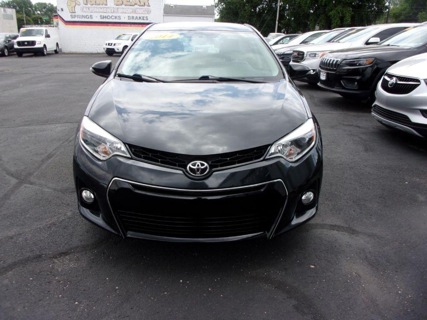 2014 BLACK TOYOTA COROLLA S PLUS (5YFBURHE9EP) with an 1.8L engine, Automatic transmission, located at 501 E. Columbia St., Springfield, OH, 45503, (800) 262-7122, 39.925262, -83.801796 - ***S Plus***Back-up Camera***Serviced and Detailed*** Jay North Auto has offered hand picked vehicles since 1965! Our customer's enjoy a NO pressure buying experience with a small town feel. All of our vehicles get fully inspected and detailed. We are a preferred dealer for many local credit u - Photo#1