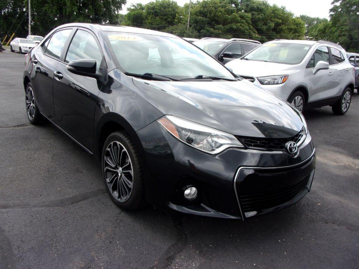 2014 BLACK TOYOTA COROLLA S PLUS (5YFBURHE9EP) with an 1.8L engine, Automatic transmission, located at 501 E. Columbia St., Springfield, OH, 45503, (800) 262-7122, 39.925262, -83.801796 - ***S Plus***Back-up Camera***Serviced and Detailed*** Jay North Auto has offered hand picked vehicles since 1965! Our customer's enjoy a NO pressure buying experience with a small town feel. All of our vehicles get fully inspected and detailed. We are a preferred dealer for many local credit u - Photo#2