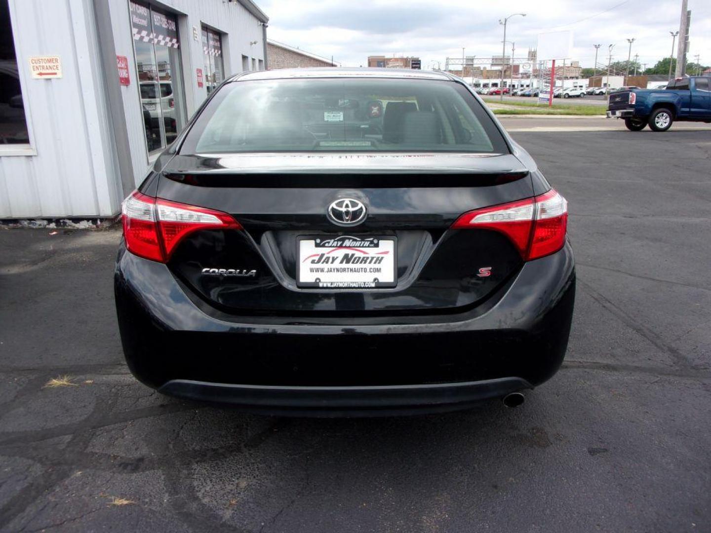 2014 BLACK TOYOTA COROLLA S PLUS (5YFBURHE9EP) with an 1.8L engine, Automatic transmission, located at 501 E. Columbia St., Springfield, OH, 45503, (800) 262-7122, 39.925262, -83.801796 - ***S Plus***Back-up Camera***Serviced and Detailed*** Jay North Auto has offered hand picked vehicles since 1965! Our customer's enjoy a NO pressure buying experience with a small town feel. All of our vehicles get fully inspected and detailed. We are a preferred dealer for many local credit u - Photo#4