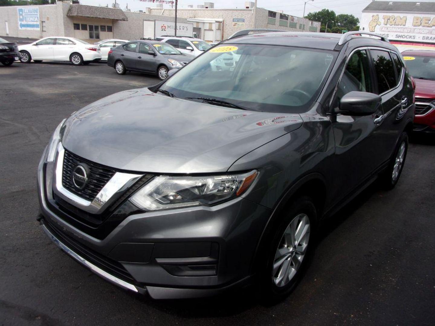 2018 GRAY NISSAN ROGUE S (5N1AT2MV0JC) with an 2.5L engine, Continuously Variable transmission, located at 501 E. Columbia St., Springfield, OH, 45503, (800) 262-7122, 39.925262, -83.801796 - ***Clean Carfax***S***AWD***Blind Spot***Heated Seats***Serviced and Detailed*** Jay North Auto has offered hand picked vehicles since 1965! Our customer's enjoy a NO pressure buying experience with a small town feel. All of our vehicles get fully inspected and detailed. We are a preferred deale - Photo#2