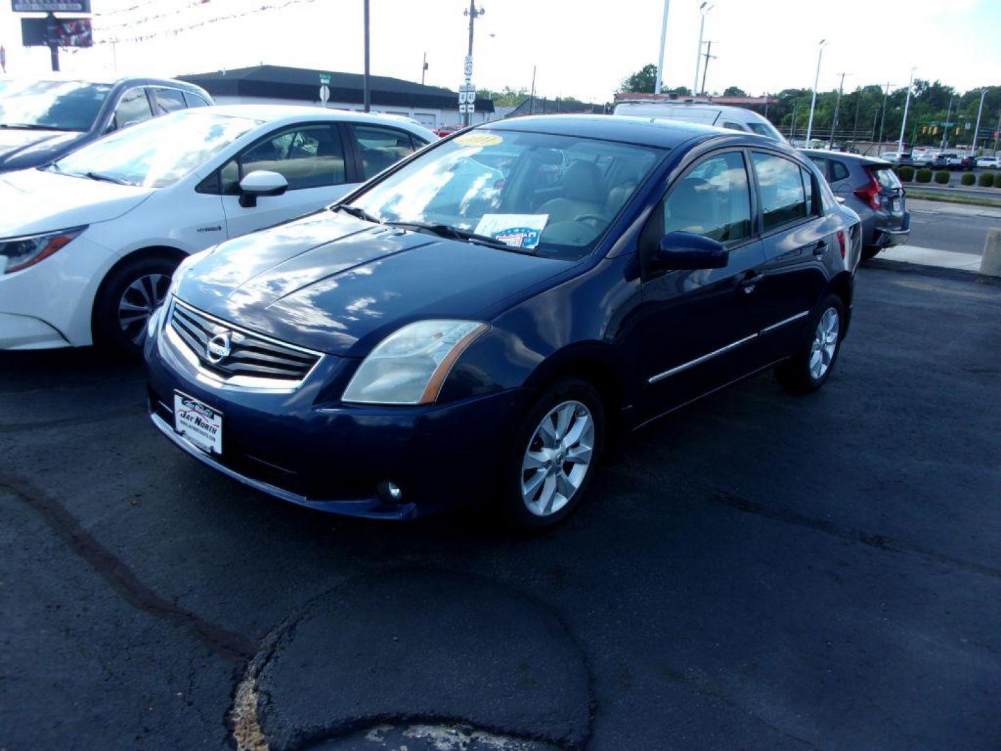 2011 BLUE NISSAN SENTRA 2.0 SL (3N1AB6AP4BL) with an 2.0L engine, Continuously Variable transmission, located at 501 E. Columbia St., Springfield, OH, 45503, (800) 262-7122, 39.925262, -83.801796 - *** SL *** Serviced and Detailed *** 23 Service Records on Clean CarFax *** FWD *** Jay North Auto has offered hand picked vehicles since 1965! Our customer's enjoy a NO pressure buying experience with a small town feel. All of our vehicles get fully inspected and detailed. We are a preferred d - Photo#1