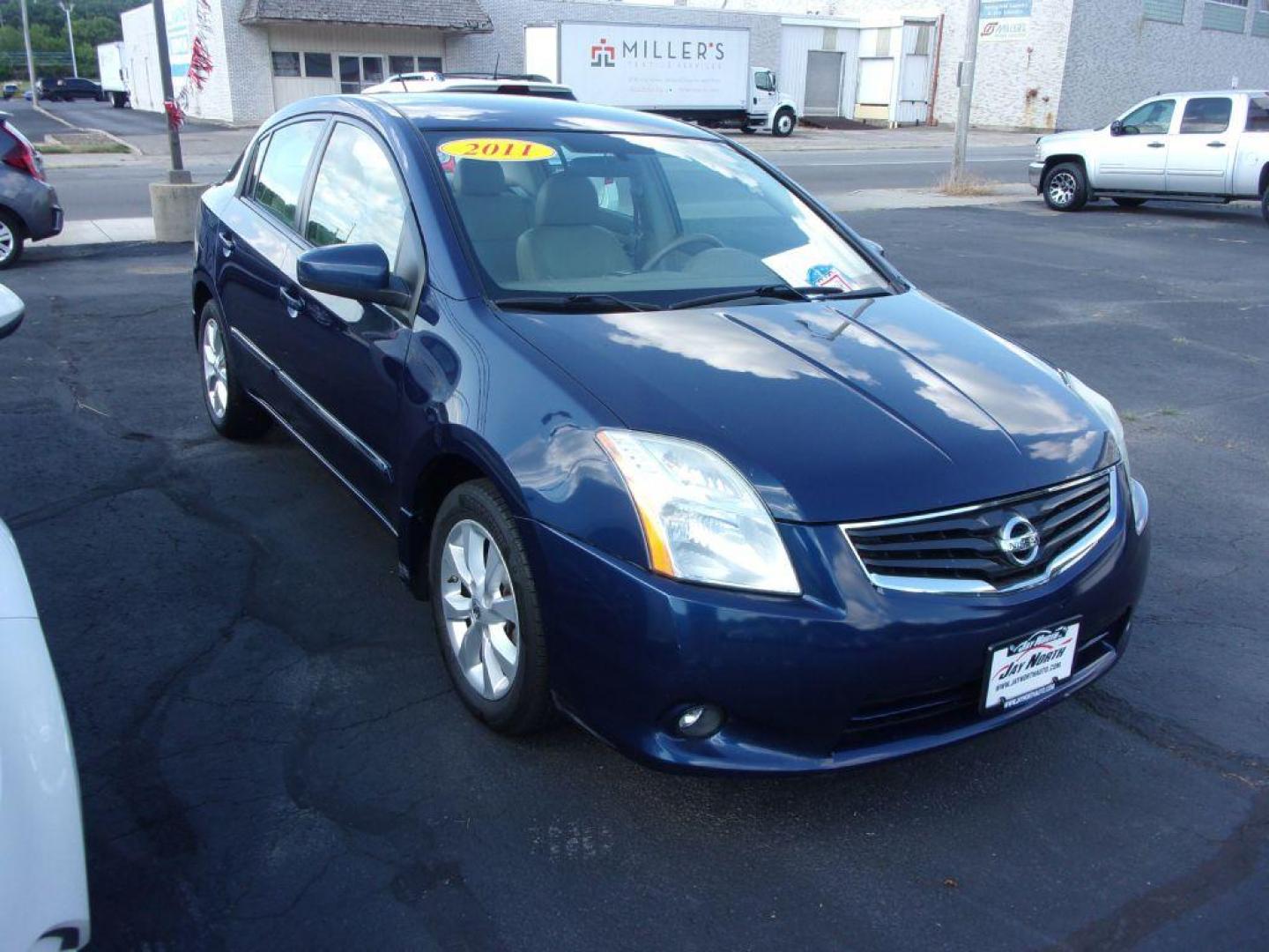 2011 BLUE NISSAN SENTRA 2.0 SL (3N1AB6AP4BL) with an 2.0L engine, Continuously Variable transmission, located at 501 E. Columbia St., Springfield, OH, 45503, (800) 262-7122, 39.925262, -83.801796 - *** SL *** Serviced and Detailed *** 23 Service Records on Clean CarFax *** FWD *** Jay North Auto has offered hand picked vehicles since 1965! Our customer's enjoy a NO pressure buying experience with a small town feel. All of our vehicles get fully inspected and detailed. We are a preferred d - Photo#2