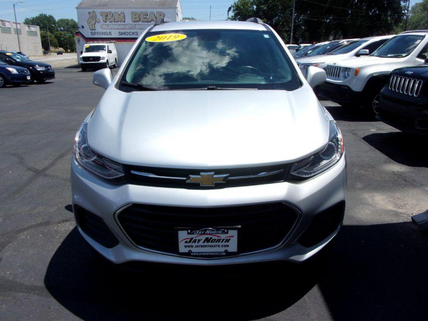 2019 SILVER CHEVROLET TRAX 1LT (KL7CJPSB2KB) with an 1.4L engine, Automatic transmission, located at 501 E. Columbia St., Springfield, OH, 45503, (800) 262-7122, 39.925262, -83.801796 - Photo#1