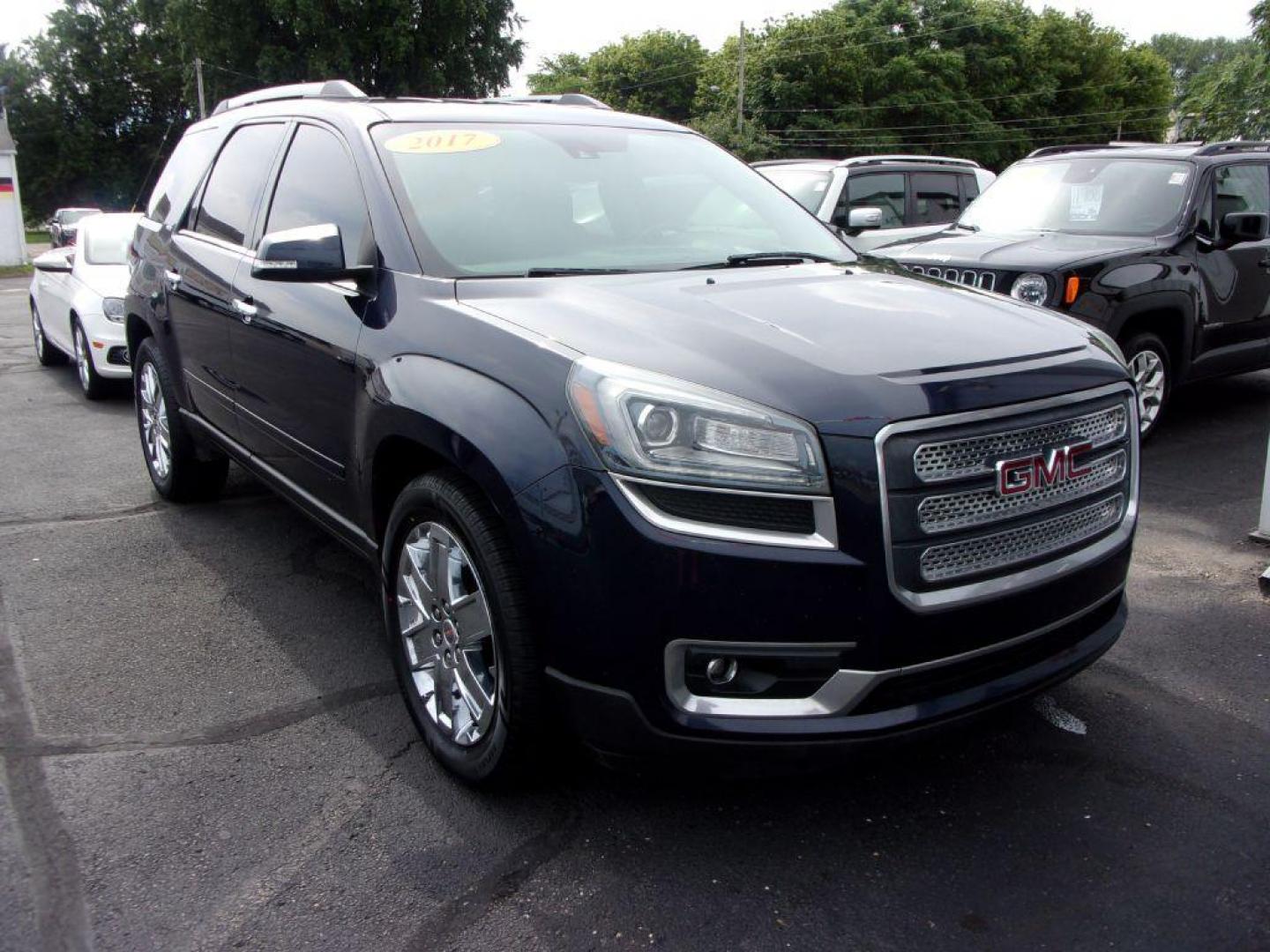 2017 BLUE GMC ACADIA LIMITED SLT-2 (1GKKVSKD3HJ) with an 3.6L engine, Automatic transmission, located at 501 E. Columbia St., Springfield, OH, 45503, (800) 262-7122, 39.925262, -83.801796 - Photo#2