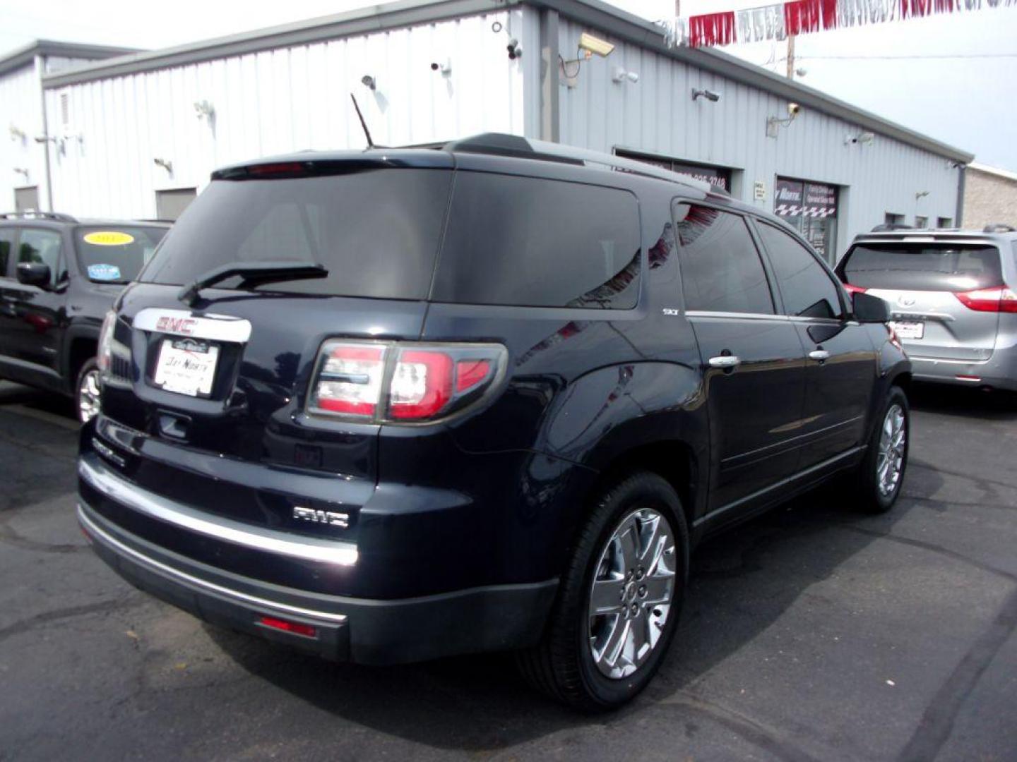 2017 BLUE GMC ACADIA LIMITED SLT-2 (1GKKVSKD3HJ) with an 3.6L engine, Automatic transmission, located at 501 E. Columbia St., Springfield, OH, 45503, (800) 262-7122, 39.925262, -83.801796 - ***SLT-2***AWD***LIMITED***Lane Assist***Blind Spot***Heated Leather Seating***3rd Row Seating***Remote Start***Navigation***New Tires***New Pads and Rotors***Serviced and Detailed*** Jay North Auto has offered hand picked vehicles since 1965! Our customer's enjoy a NO pressure buying experience - Photo#3