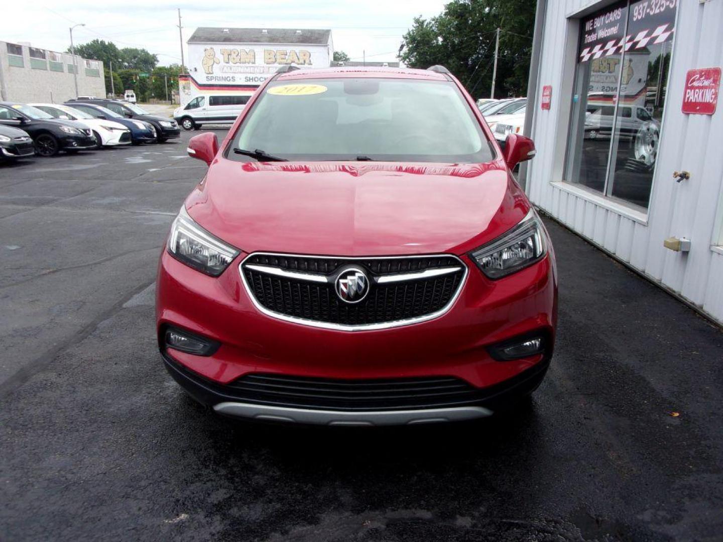 2017 RED BUICK ENCORE SPORT TOURING (KL4CJ1SB7HB) with an 1.4L engine, Automatic transmission, located at 501 E. Columbia St., Springfield, OH, 45503, (800) 262-7122, 39.925262, -83.801796 - ***1-Owner***Clean Carfax***New Front and Rear Pads and Rotors***SPORT TOURING***Serviced and detailed*** Jay North Auto has offered hand picked vehicles since 1965! Our customer's enjoy a NO pressure buying experience with a small town feel. All of our vehicles get fully inspected and detailed. - Photo#1