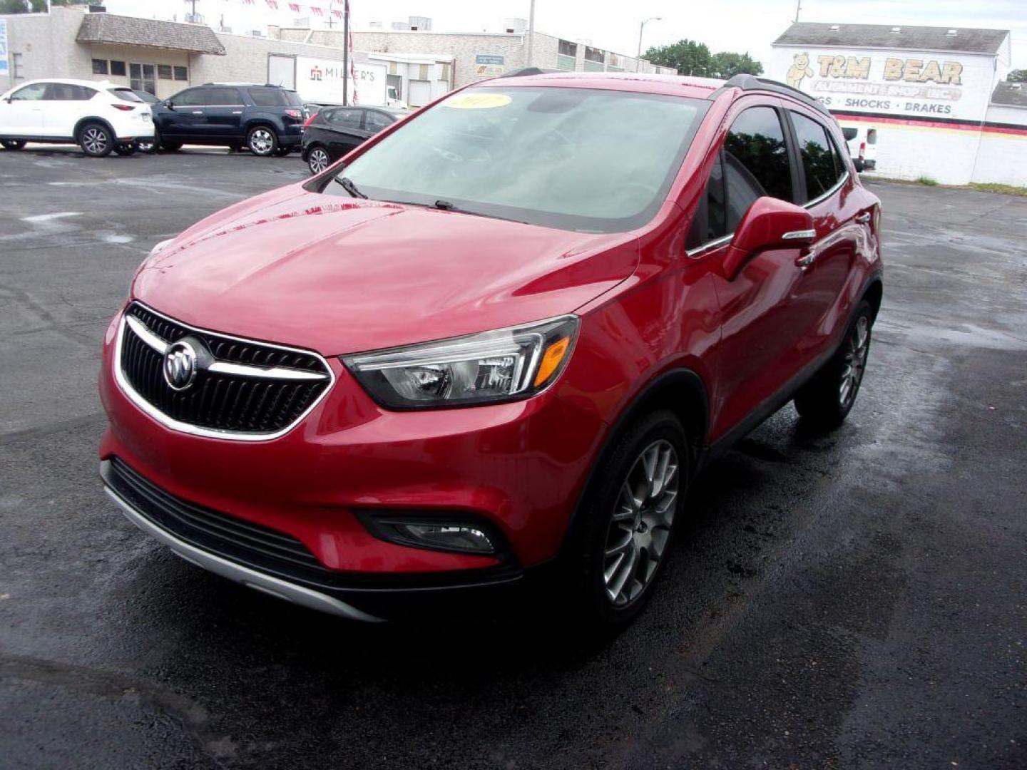 2017 RED BUICK ENCORE SPORT TOURING (KL4CJ1SB7HB) with an 1.4L engine, Automatic transmission, located at 501 E. Columbia St., Springfield, OH, 45503, (800) 262-7122, 39.925262, -83.801796 - ***1-Owner***Clean Carfax***New Front and Rear Pads and Rotors***SPORT TOURING***Serviced and detailed*** Jay North Auto has offered hand picked vehicles since 1965! Our customer's enjoy a NO pressure buying experience with a small town feel. All of our vehicles get fully inspected and detailed. - Photo#6