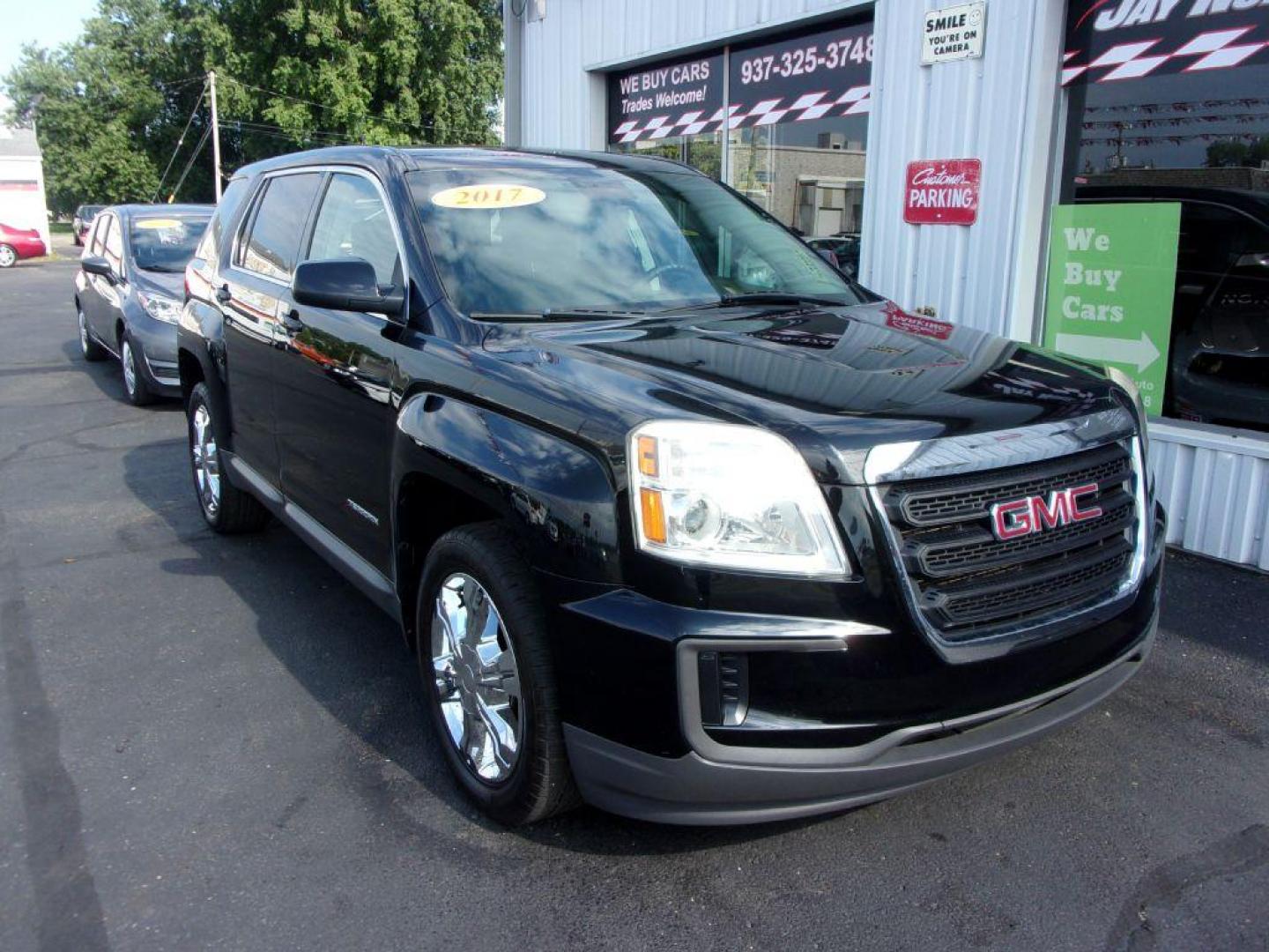 2017 BLACK GMC TERRAIN SLE (2GKALMEK2H6) with an 2.4L engine, Automatic transmission, located at 501 E. Columbia St., Springfield, OH, 45503, (800) 262-7122, 39.925262, -83.801796 - ***1-Owner***Updated Timing Chain***New Tires***SLE***FWD***Serviced and Detailed*** Jay North Auto has offered hand picked vehicles since 1965! Our customer's enjoy a NO pressure buying experience with a small town feel. All of our vehicles get fully inspected and detailed. We are a preferred d - Photo#2