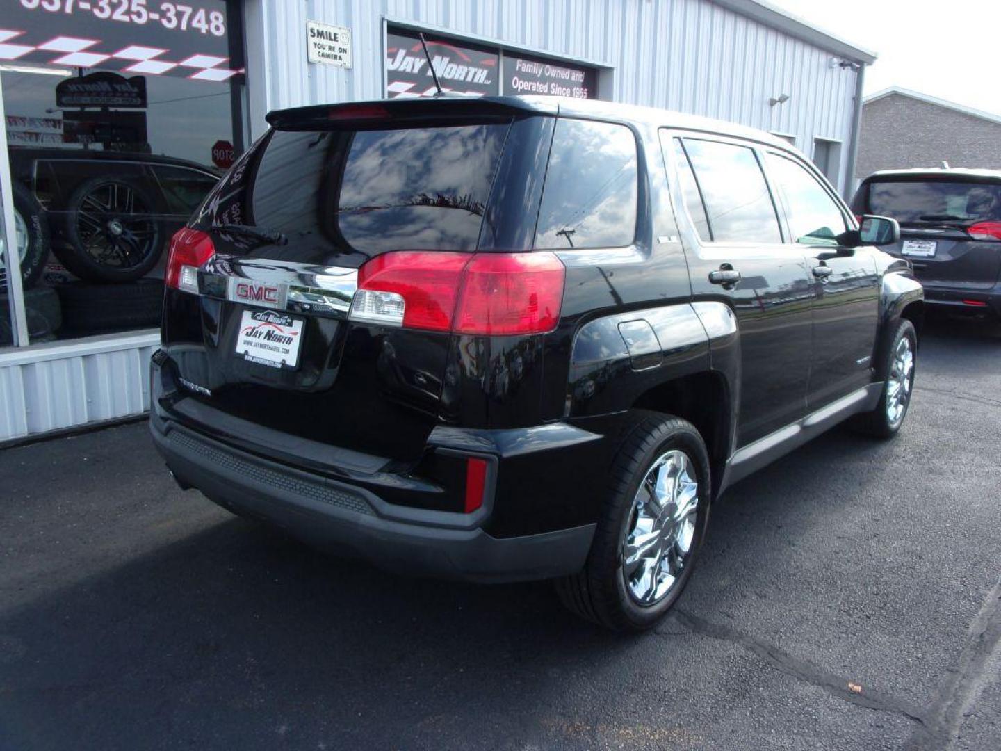 2017 BLACK GMC TERRAIN SLE (2GKALMEK2H6) with an 2.4L engine, Automatic transmission, located at 501 E. Columbia St., Springfield, OH, 45503, (800) 262-7122, 39.925262, -83.801796 - ***1-Owner***Updated Timing Chain***New Tires***SLE***FWD***Serviced and Detailed*** Jay North Auto has offered hand picked vehicles since 1965! Our customer's enjoy a NO pressure buying experience with a small town feel. All of our vehicles get fully inspected and detailed. We are a preferred d - Photo#3