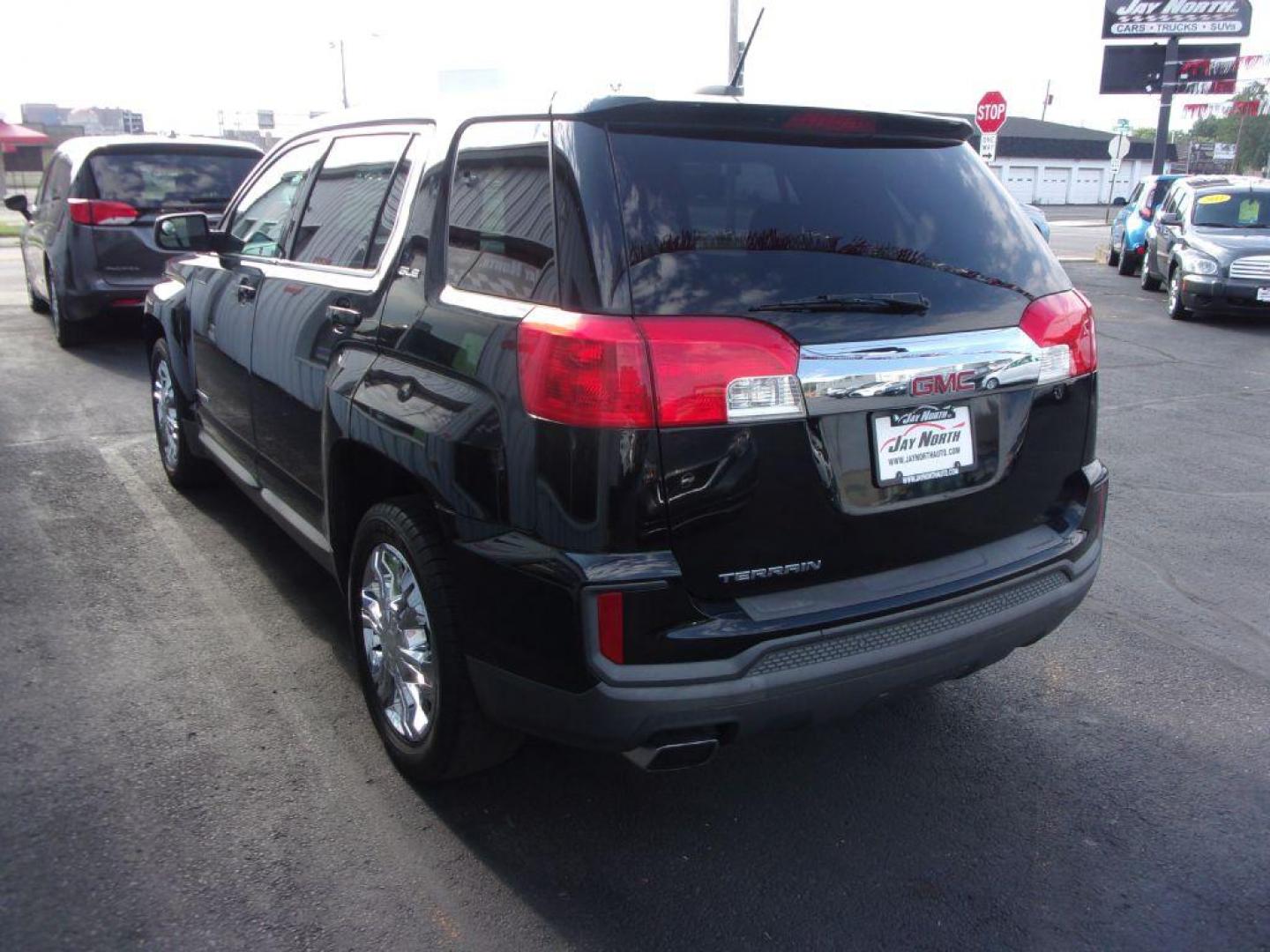 2017 BLACK GMC TERRAIN SLE (2GKALMEK2H6) with an 2.4L engine, Automatic transmission, located at 501 E. Columbia St., Springfield, OH, 45503, (800) 262-7122, 39.925262, -83.801796 - ***1-Owner***Updated Timing Chain***New Tires***SLE***FWD***Serviced and Detailed*** Jay North Auto has offered hand picked vehicles since 1965! Our customer's enjoy a NO pressure buying experience with a small town feel. All of our vehicles get fully inspected and detailed. We are a preferred d - Photo#5