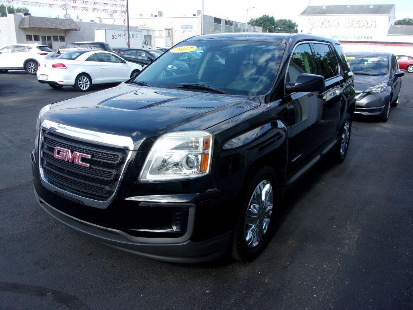 2017 BLACK GMC TERRAIN SLE (2GKALMEK2H6) with an 2.4L engine, Automatic transmission, located at 501 E. Columbia St., Springfield, OH, 45503, (800) 262-7122, 39.925262, -83.801796 - ***1-Owner***Updated Timing Chain***New Tires***SLE***FWD***Serviced and Detailed*** Jay North Auto has offered hand picked vehicles since 1965! Our customer's enjoy a NO pressure buying experience with a small town feel. All of our vehicles get fully inspected and detailed. We are a preferred d - Photo#6