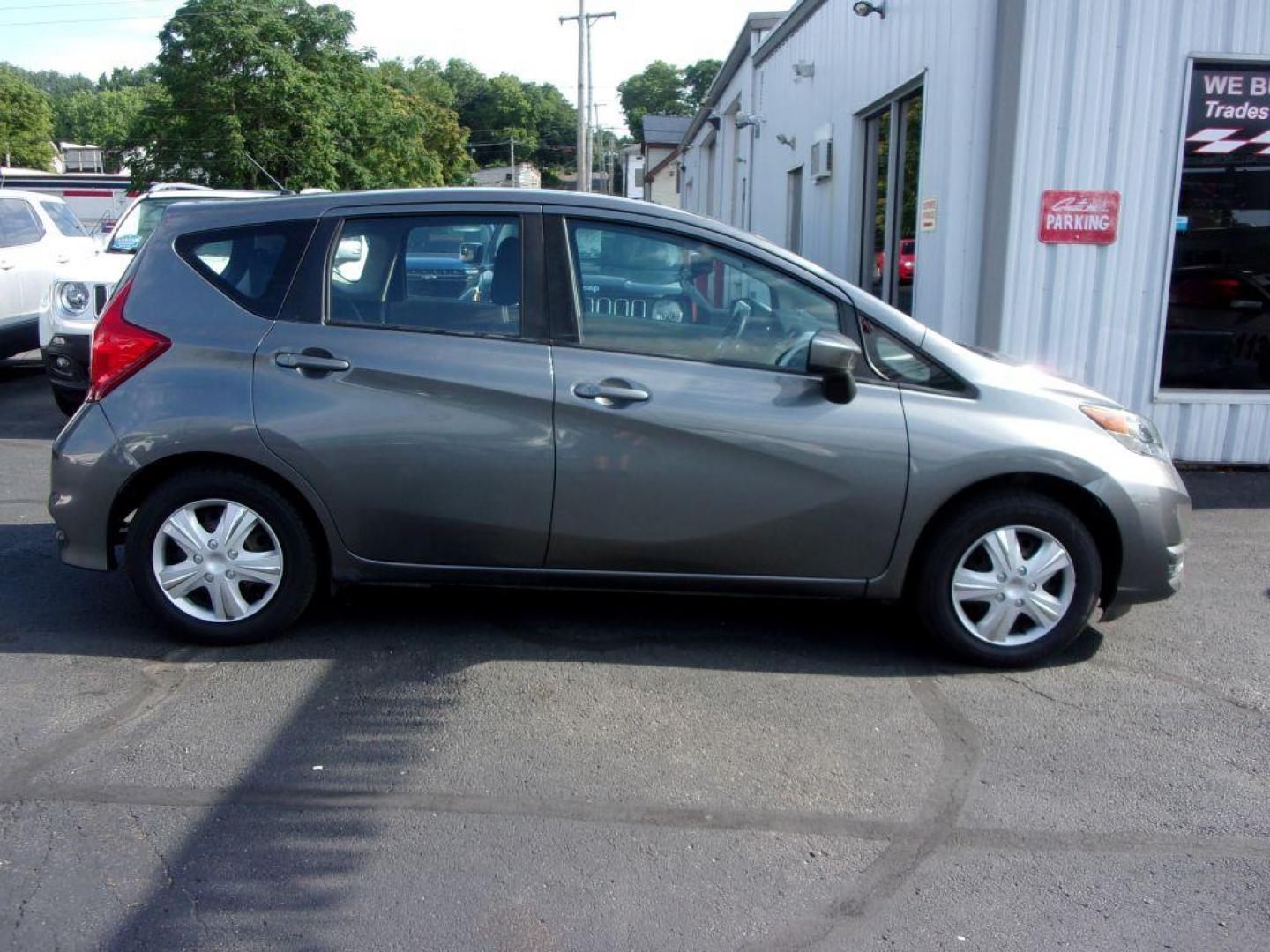 2019 GRAY NISSAN VERSA NOTE SV (3N1CE2CP6KL) with an 1.6L engine, Continuously Variable transmission, located at 501 E. Columbia St., Springfield, OH, 45503, (800) 262-7122, 39.925262, -83.801796 - ***Clean Carfax***Vera Note***SV***Only 83k Miles***Serviced and Detailed*** Jay North Auto has offered hand picked vehicles since 1965! Our customer's enjoy a NO pressure buying experience with a small town feel. All of our vehicles get fully inspected and detailed. We are a preferred dealer fo - Photo#0