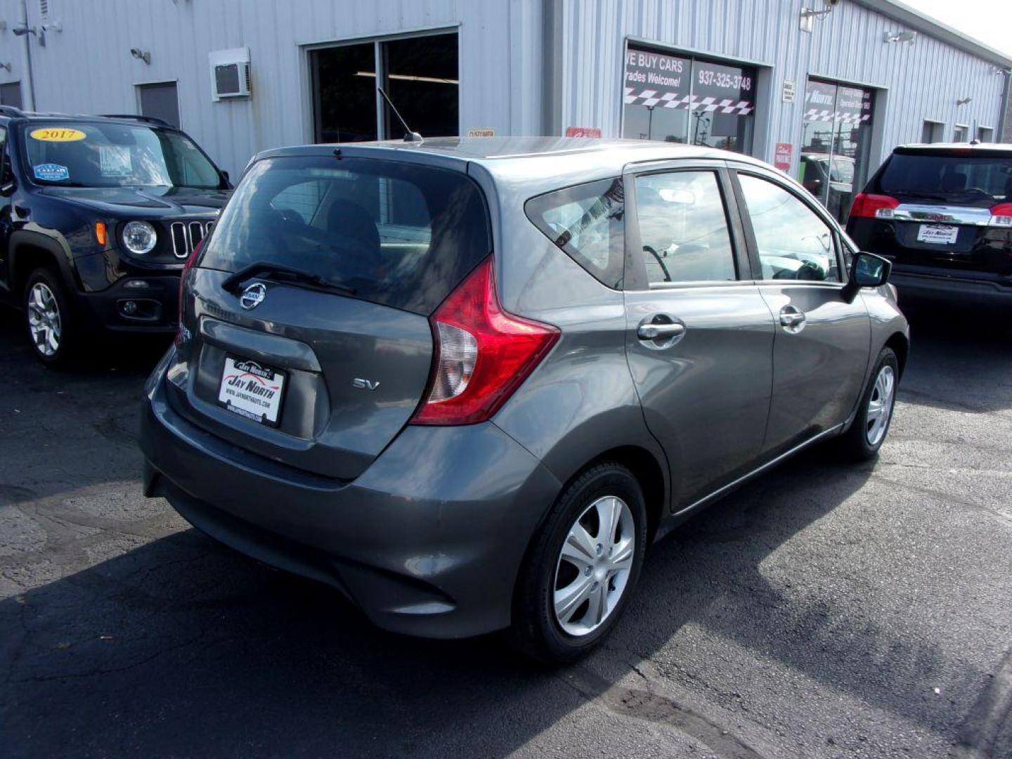 2019 GRAY NISSAN VERSA NOTE SV (3N1CE2CP6KL) with an 1.6L engine, Continuously Variable transmission, located at 501 E. Columbia St., Springfield, OH, 45503, (800) 262-7122, 39.925262, -83.801796 - ***Clean Carfax***Vera Note***SV***Only 83k Miles***Serviced and Detailed*** Jay North Auto has offered hand picked vehicles since 1965! Our customer's enjoy a NO pressure buying experience with a small town feel. All of our vehicles get fully inspected and detailed. We are a preferred dealer fo - Photo#3