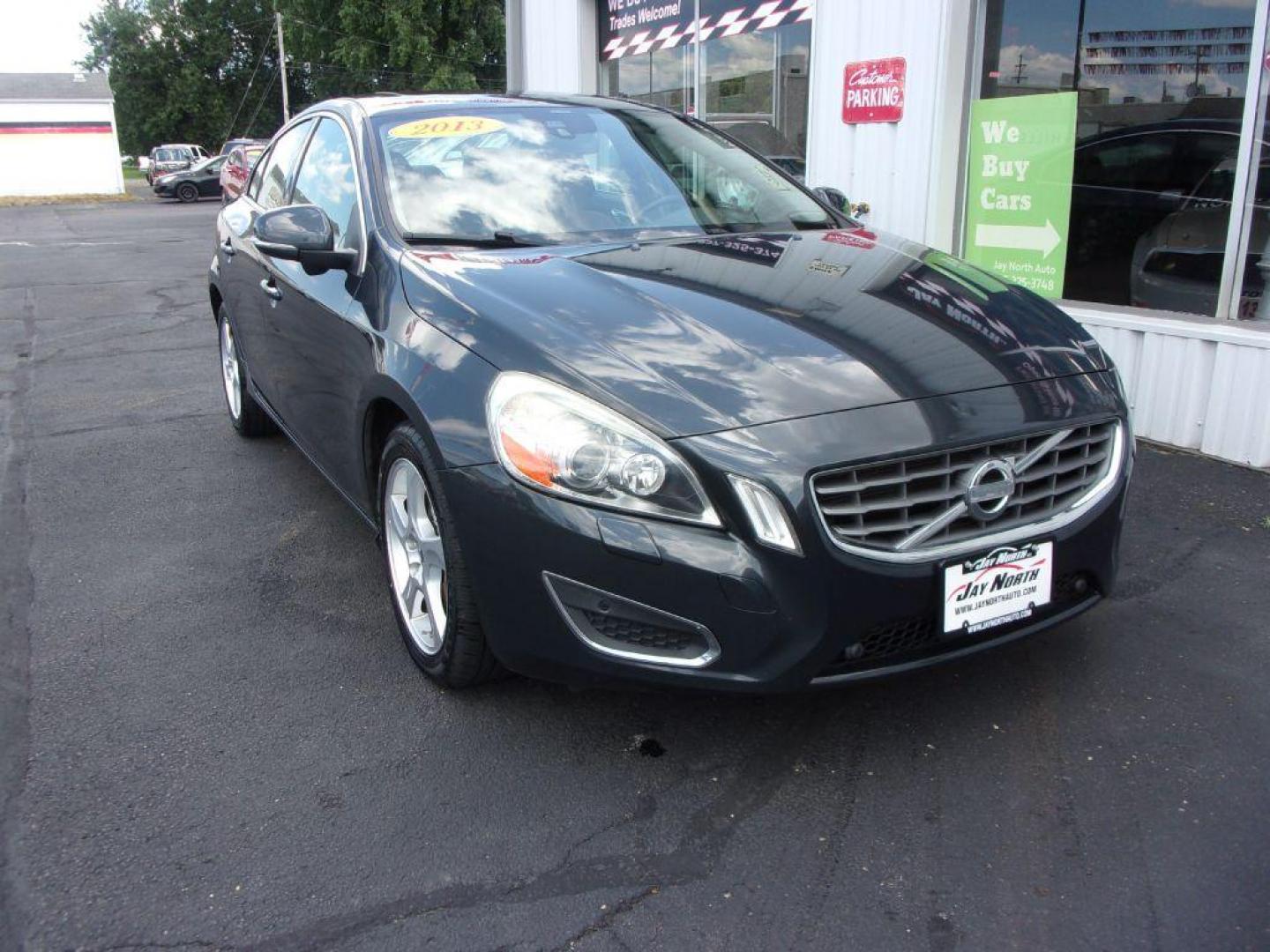 2013 GRAY VOLVO S60 T5 PLATINUM (YV1612FS0D2) with an 2.5L engine, Automatic transmission, located at 501 E. Columbia St., Springfield, OH, 45503, (800) 262-7122, 39.925262, -83.801796 - ***New Tires***Clean Carfax***Leather Seating***Moonroof***Navigation***Blind Spot***Serviced and Detailed*** Jay North Auto has offered hand picked vehicles since 1965! Our customer's enjoy a NO pressure buying experience with a small town feel. All of our vehicles get fully inspected and detai - Photo#2