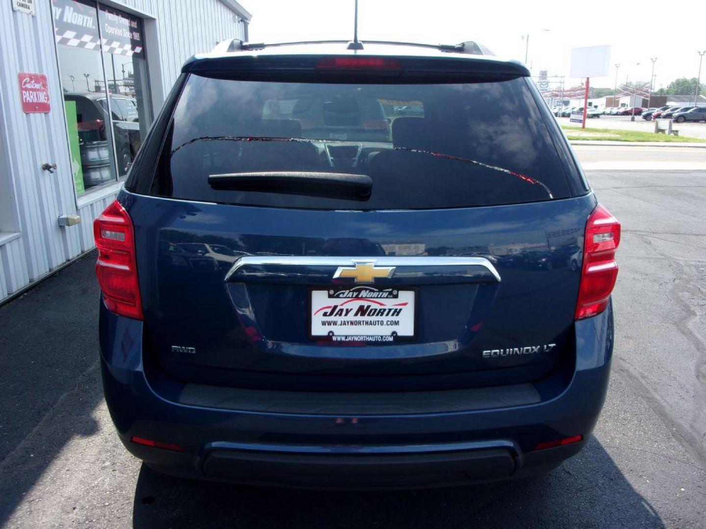 2016 BLUE CHEVROLET EQUINOX LT (2GNFLFEK3G6) with an 2.4L engine, Automatic transmission, located at 501 E. Columbia St., Springfield, OH, 45503, (800) 262-7122, 39.925262, -83.801796 - Photo#4