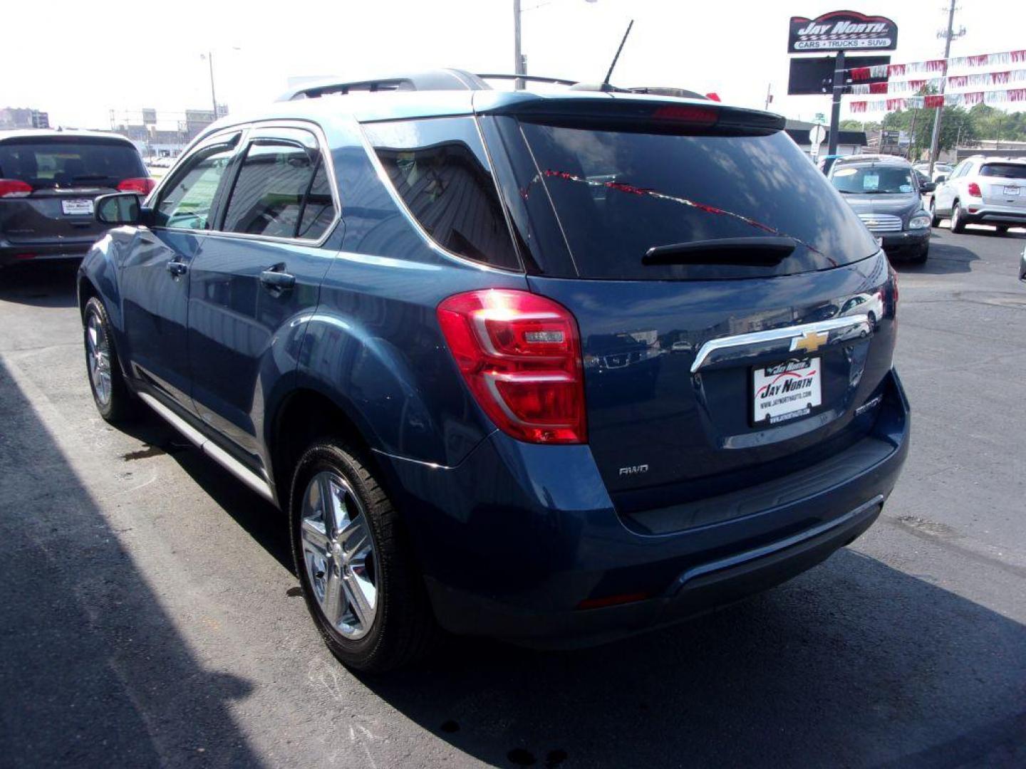 2016 BLUE CHEVROLET EQUINOX LT (2GNFLFEK3G6) with an 2.4L engine, Automatic transmission, located at 501 E. Columbia St., Springfield, OH, 45503, (800) 262-7122, 39.925262, -83.801796 - Photo#5