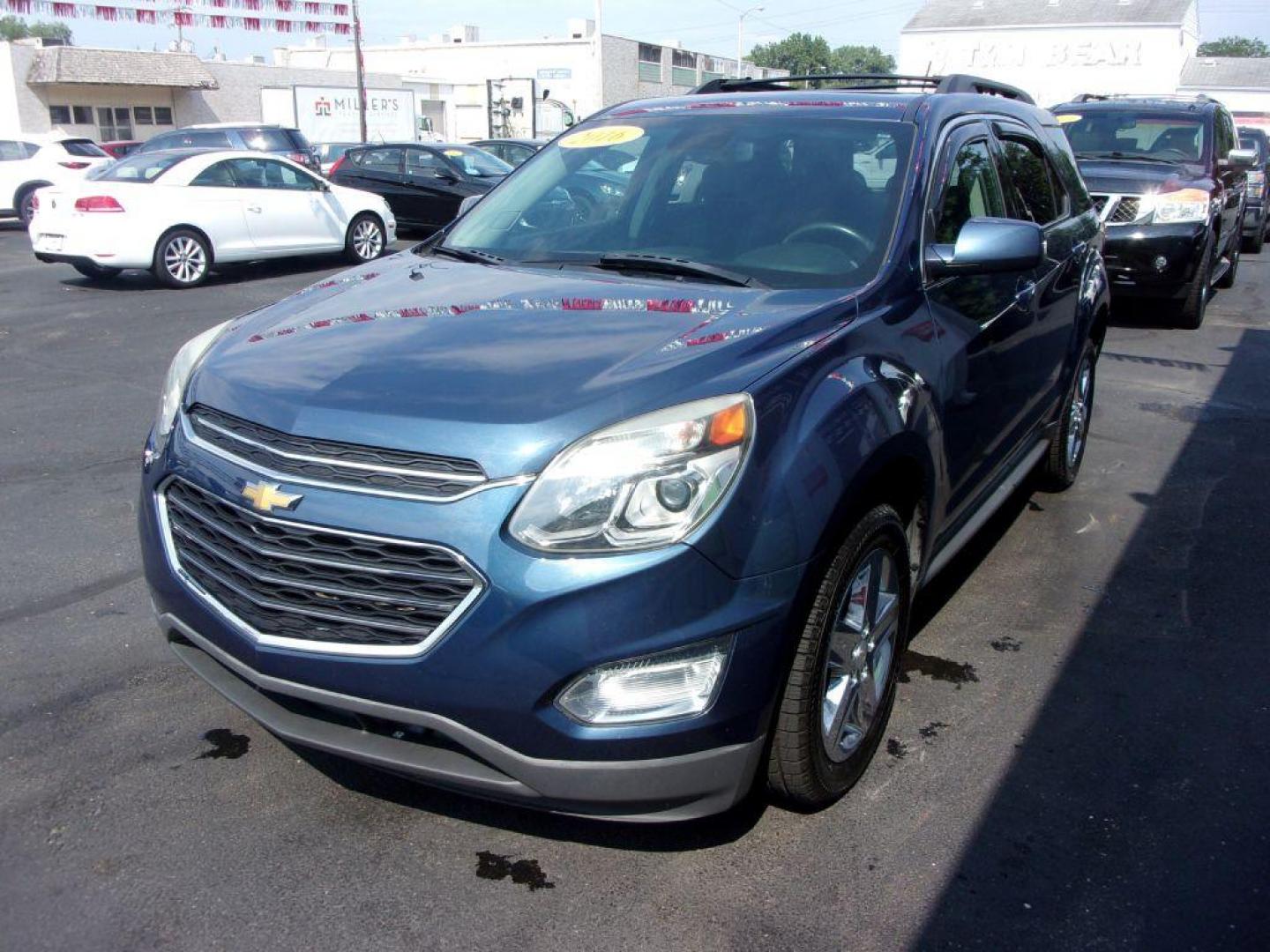 2016 BLUE CHEVROLET EQUINOX LT (2GNFLFEK3G6) with an 2.4L engine, Automatic transmission, located at 501 E. Columbia St., Springfield, OH, 45503, (800) 262-7122, 39.925262, -83.801796 - Photo#6