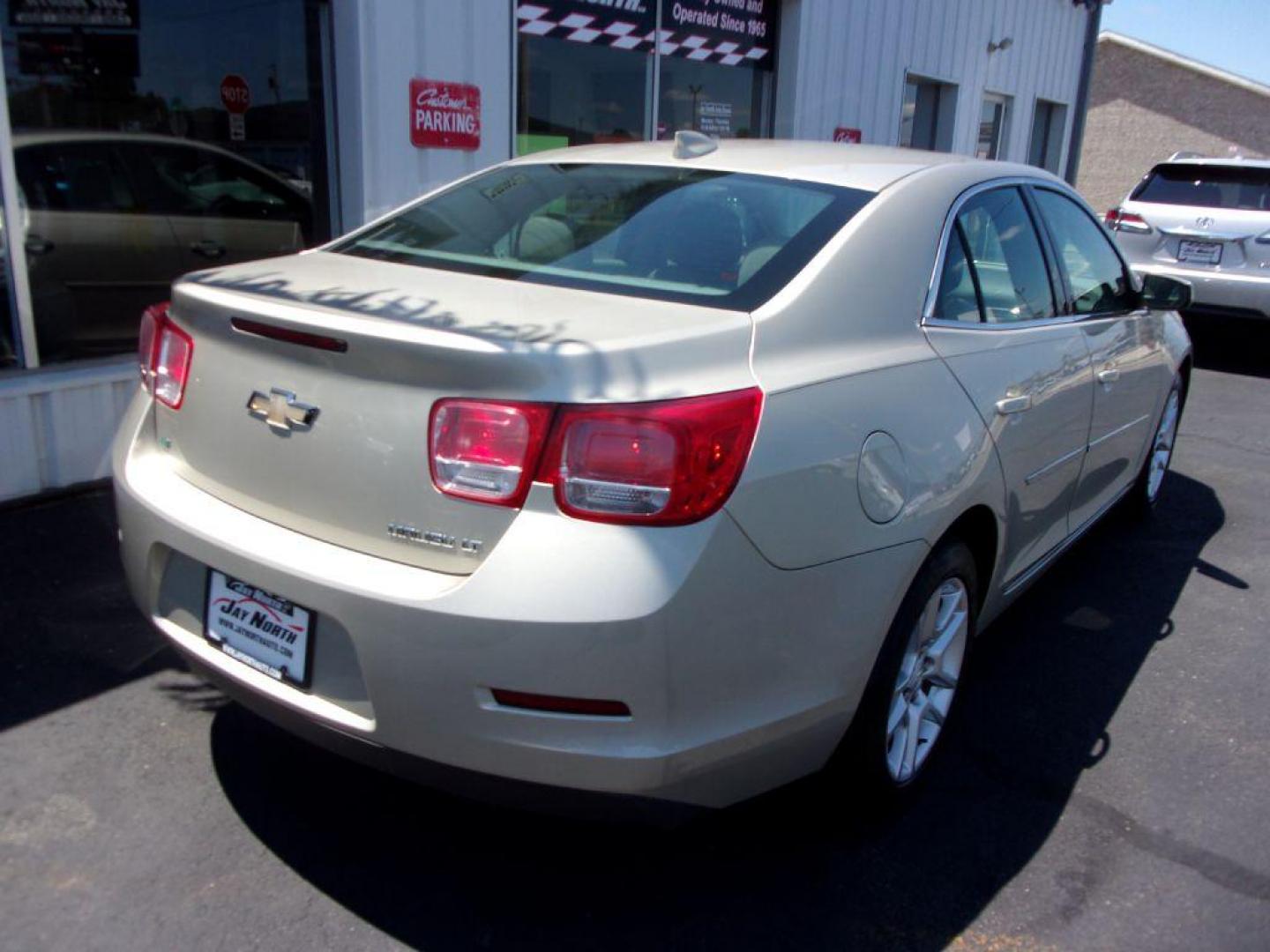 2015 GOLD CHEVROLET MALIBU 1LT (1G11C5SL0FF) with an 2.5L engine, Automatic transmission, located at 501 E. Columbia St., Springfield, OH, 45503, (800) 262-7122, 39.925262, -83.801796 - *** New Tires *** Serviced and Detailed *** Well Maintained w/ 19 service records on Clean CarFax *** Jay North Auto has offered hand picked vehicles since 1965! Our customer's enjoy a NO pressure buying experience with a small town feel. All of our vehicles get fully inspected and detailed. We - Photo#7