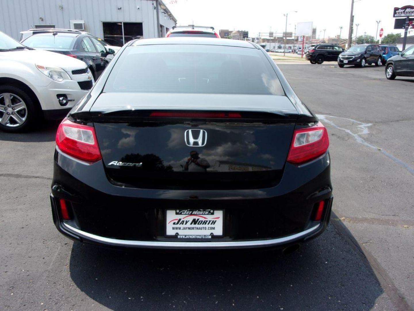 2015 BLACK HONDA ACCORD EX (1HGCT1A76FA) with an 2.4L engine, 6-Speed Manual transmission, located at 501 E. Columbia St., Springfield, OH, 45503, (800) 262-7122, 39.925262, -83.801796 - *** Moonroof *** 6 Speed Manual *** Coil Overs *** Serviced and Detailed *** NICE *** Weathertech Mats *** Back Up Camera *** EX *** Jay North Auto has offered hand picked vehicles since 1965! Our customer's enjoy a NO pressure buying experience with a small town feel. All of our vehicles get f - Photo#4