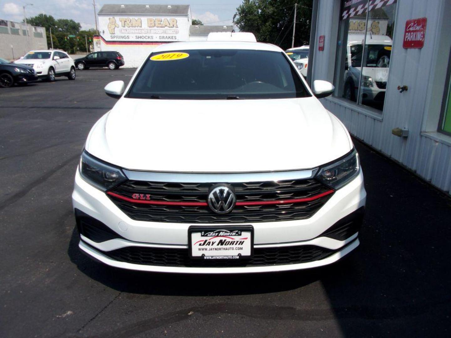 2019 WHITE VOLKSWAGEN JETTA GLI (3VW5T7BU8KM) with an 2.0L engine, 6-Speed Manual transmission, located at 501 E. Columbia St., Springfield, OH, 45503, (800) 262-7122, 39.925262, -83.801796 - *** GLI 6 - Speed Manual *** NICE!!! *** Serviced and Detailed *** Premium Audio *** Jay North Auto has offered hand picked vehicles since 1965! Our customer's enjoy a NO pressure buying experience with a small town feel. All of our vehicles get fully inspected and detailed. We are a preferred - Photo#1