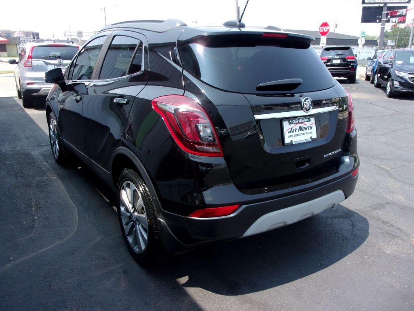 2019 BLACK BUICK ENCORE PREFERRED (KL4CJASB6KB) with an 1.4L engine, Automatic transmission, located at 501 E. Columbia St., Springfield, OH, 45503, (800) 262-7122, 39.925262, -83.801796 - ***1-Owner***Clean Carfax***Preferred***New Tires***New Front and Rear Pads and Rotors***Serviced and Detailed*** Jay North Auto has offered hand picked vehicles since 1965! Our customer's enjoy a NO pressure buying experience with a small town feel. All of our vehicles get fully inspected and d - Photo#5