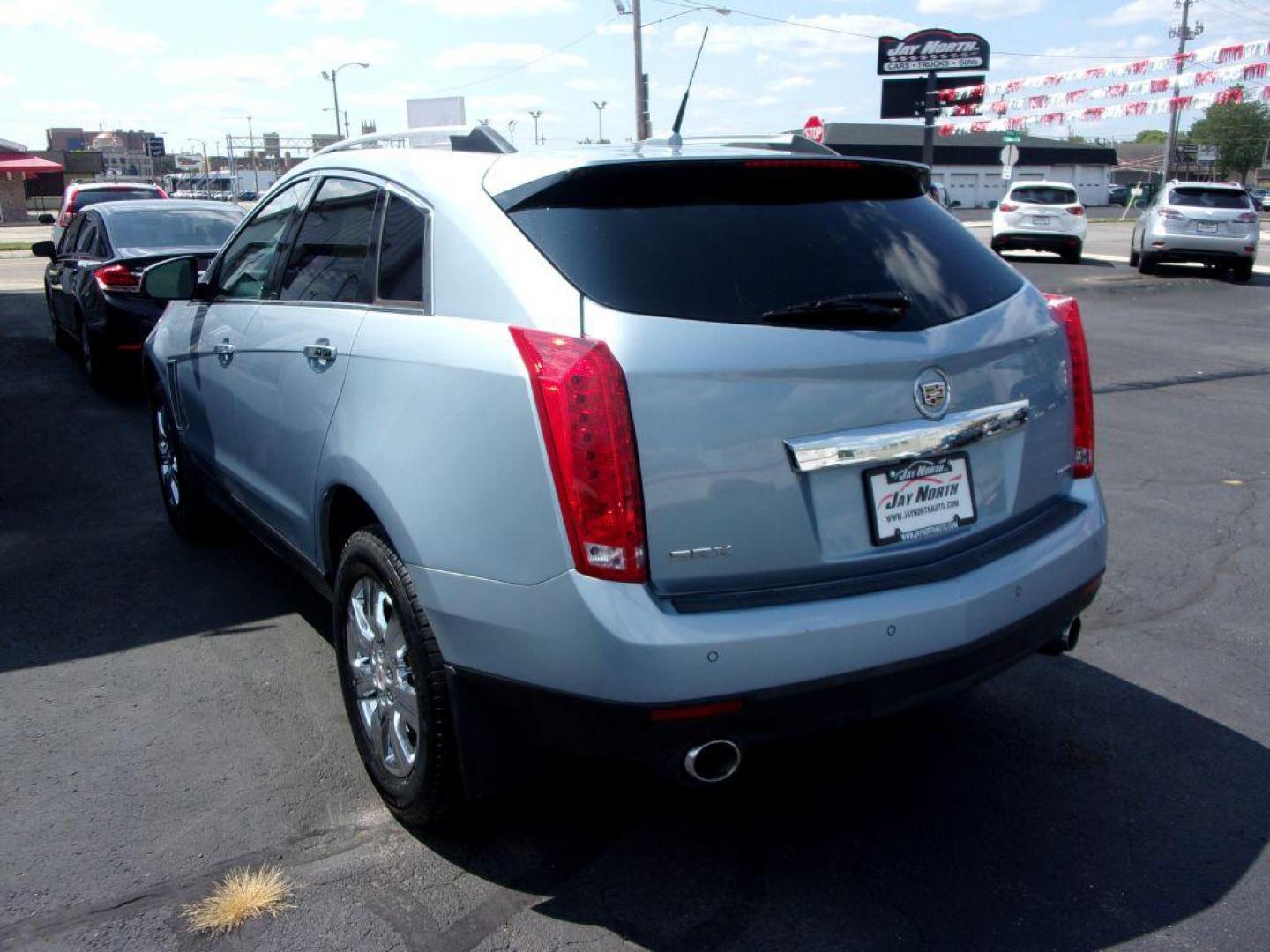 2014 BLUE CADILLAC SRX LUXURY COLLECTION (3GYFNBE36ES) with an 3.6L engine, Automatic transmission, located at 501 E. Columbia St., Springfield, OH, 45503, (800) 262-7122, 39.925262, -83.801796 - Photo#5