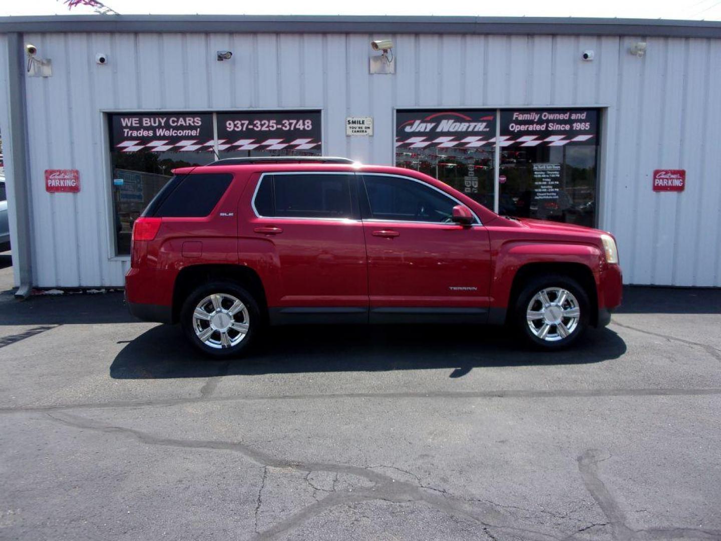 2014 RED GMC TERRAIN SLE (2GKALREK0E6) with an 2.4L engine, Automatic transmission, located at 501 E. Columbia St., Springfield, OH, 45503, (800) 262-7122, 39.925262, -83.801796 - *** New Tires *** 1 Owner *** Updated Timing and Serviced *** SLE *** FWD *** Moonroof *** Jay North Auto has offered hand picked vehicles since 1965! Our customer's enjoy a NO pressure buying experience with a small town feel. All of our vehicles get fully inspected and detailed. We are a pref - Photo#0