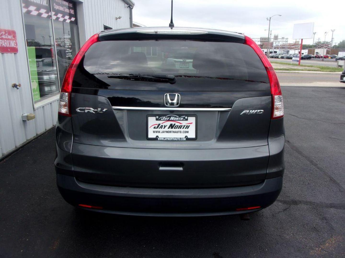 2013 GRAY HONDA CR-V EX (2HKRM4H56DH) with an 2.4L engine, Automatic transmission, located at 501 E. Columbia St., Springfield, OH, 45503, (800) 262-7122, 39.925262, -83.801796 - Photo#4