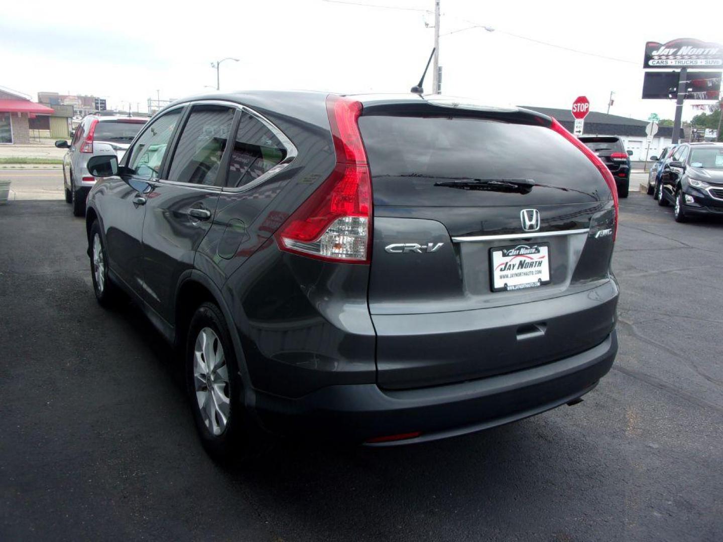 2013 GRAY HONDA CR-V EX (2HKRM4H56DH) with an 2.4L engine, Automatic transmission, located at 501 E. Columbia St., Springfield, OH, 45503, (800) 262-7122, 39.925262, -83.801796 - Photo#5