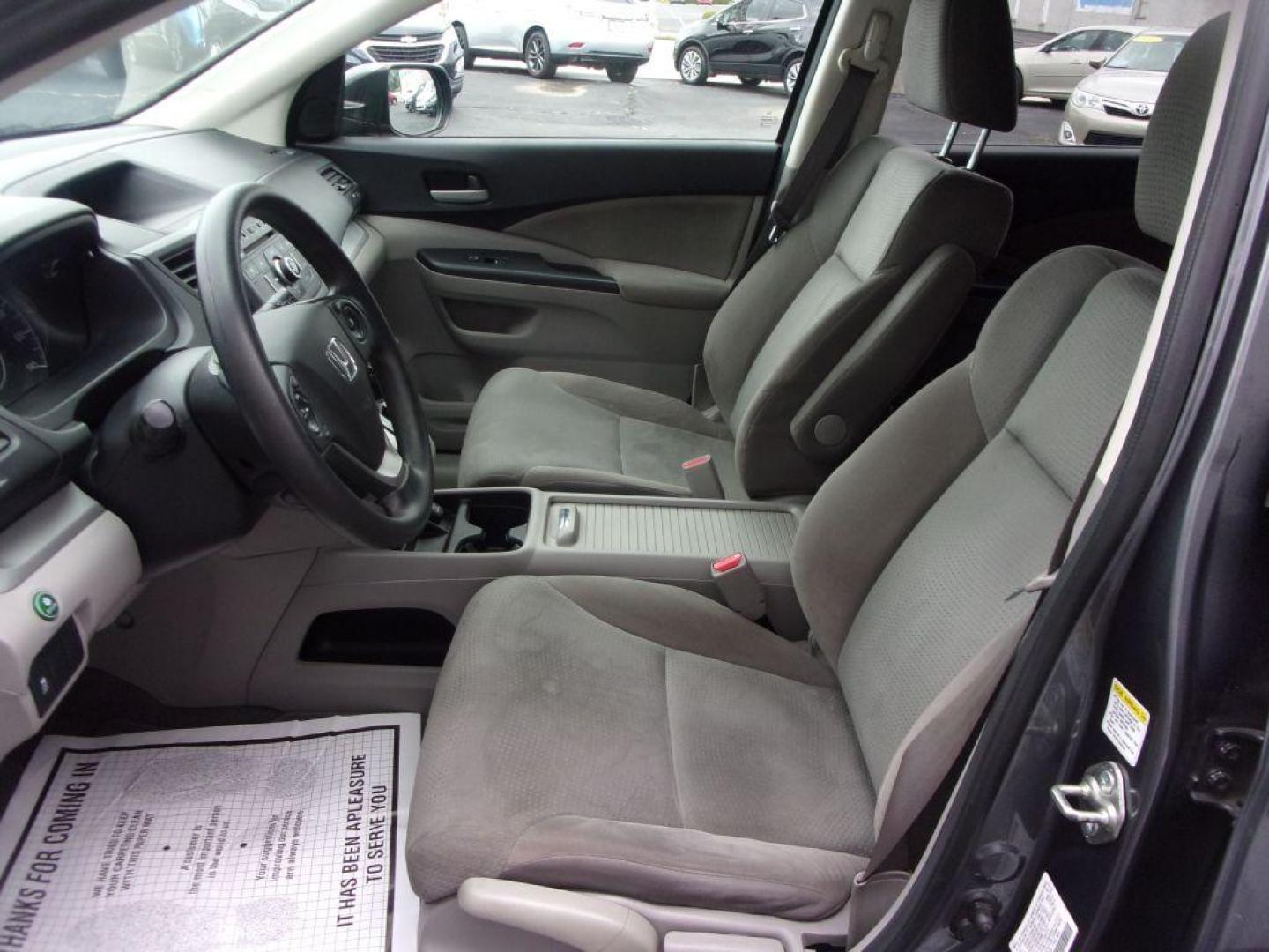 2013 GRAY HONDA CR-V EX (2HKRM4H56DH) with an 2.4L engine, Automatic transmission, located at 501 E. Columbia St., Springfield, OH, 45503, (800) 262-7122, 39.925262, -83.801796 - Photo#8