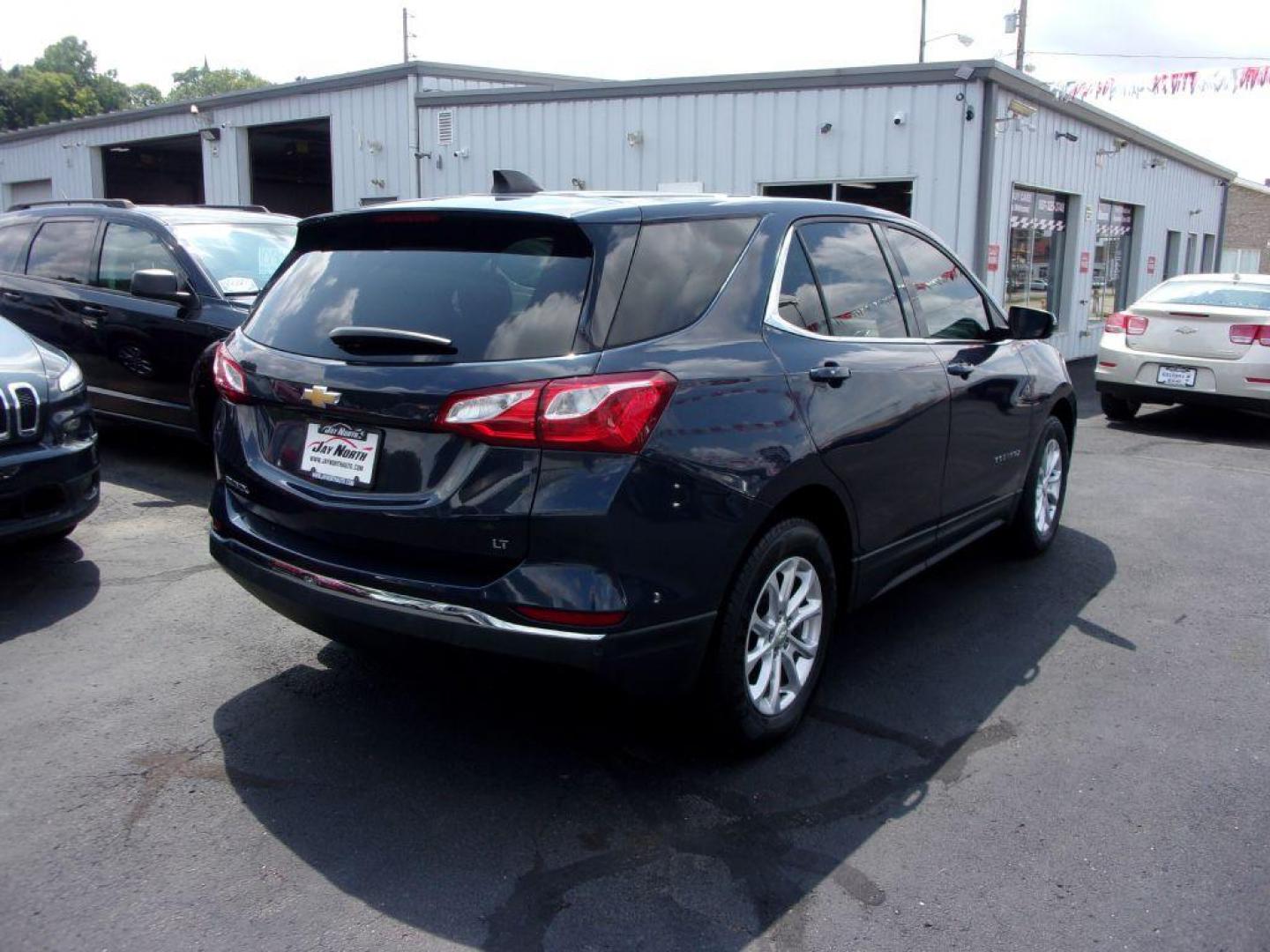 2018 BLUE CHEVROLET EQUINOX LT (3GNAXJEV4JS) with an 1.5L engine, Automatic transmission, located at 501 E. Columbia St., Springfield, OH, 45503, (800) 262-7122, 39.925262, -83.801796 - Photo#3