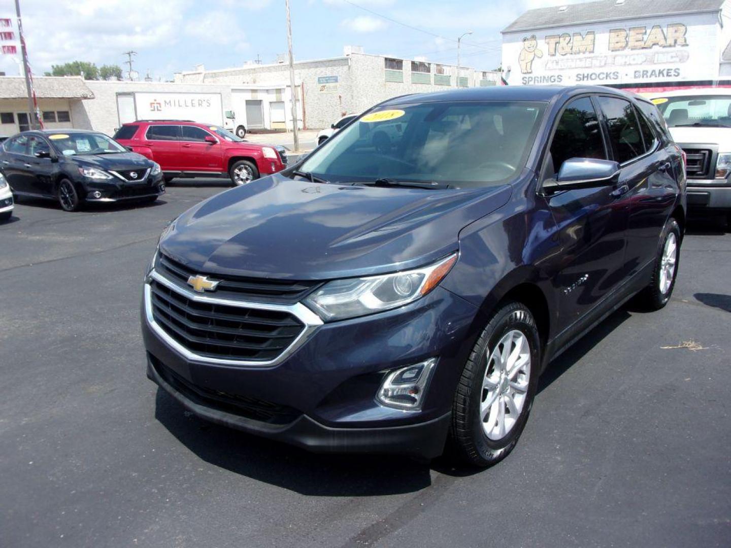 2018 BLUE CHEVROLET EQUINOX LT (3GNAXJEV4JS) with an 1.5L engine, Automatic transmission, located at 501 E. Columbia St., Springfield, OH, 45503, (800) 262-7122, 39.925262, -83.801796 - Photo#6