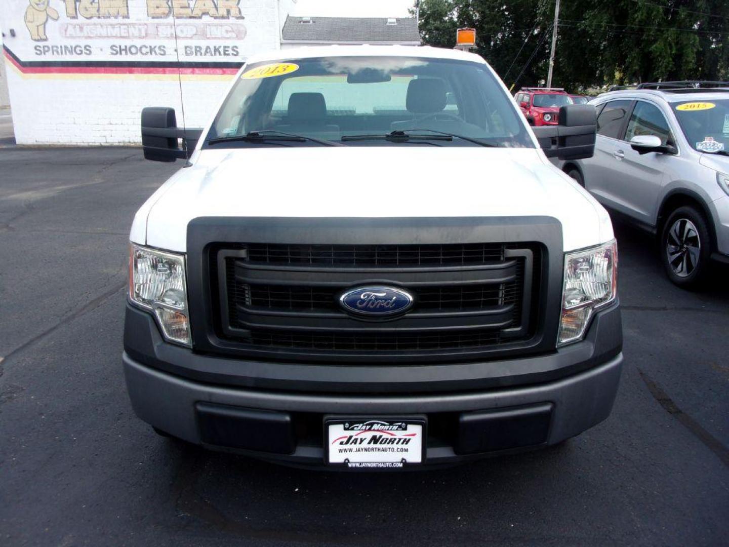 2013 WHITE FORD F150 XL REG CAB (1FTMF1CM4DK) with an 3.7L engine, Automatic transmission, located at 501 E. Columbia St., Springfield, OH, 45503, (800) 262-7122, 39.925262, -83.801796 - ***XL***Reg Cab***Work Truck***V6***Serviced and Detailed*** Jay North Auto has offered hand picked vehicles since 1965! Our customer's enjoy a NO pressure buying experience with a small town feel. All of our vehicles get fully inspected and detailed. We are a preferred dealer for many local cre - Photo#1