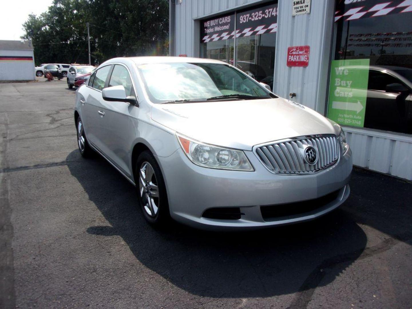 2011 SILVER BUICK LACROSSE CX (1G4GA5EC3BF) with an 2.4L engine, Automatic transmission, located at 501 E. Columbia St., Springfield, OH, 45503, (800) 262-7122, 39.925262, -83.801796 - *** Serviced and Detailed *** 34 Service Records on CarFax *** NICE! *** FWD 2.4L *** Jay North Auto has offered hand picked vehicles since 1965! Our customer's enjoy a NO pressure buying experience with a small town feel. All of our vehicles get fully inspected and detailed. We are a preferred - Photo#2