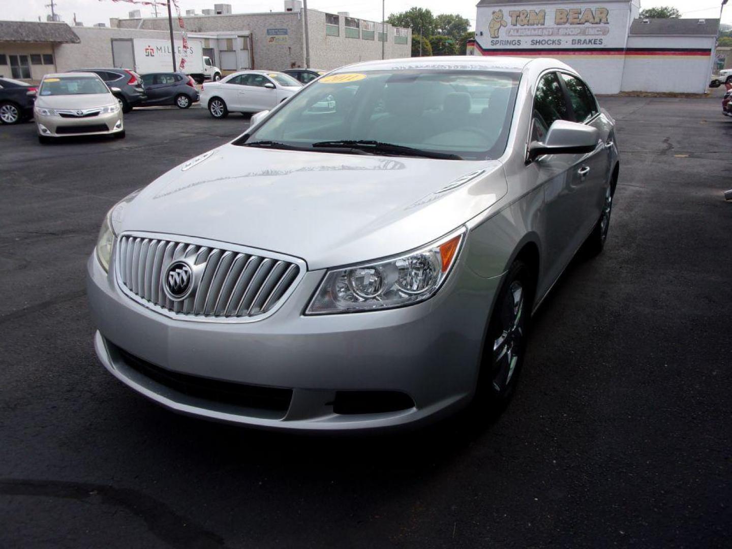 2011 SILVER BUICK LACROSSE CX (1G4GA5EC3BF) with an 2.4L engine, Automatic transmission, located at 501 E. Columbia St., Springfield, OH, 45503, (800) 262-7122, 39.925262, -83.801796 - *** Serviced and Detailed *** 34 Service Records on CarFax *** NICE! *** FWD 2.4L *** Jay North Auto has offered hand picked vehicles since 1965! Our customer's enjoy a NO pressure buying experience with a small town feel. All of our vehicles get fully inspected and detailed. We are a preferred - Photo#6