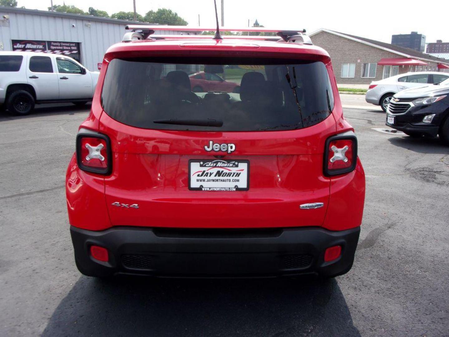 2017 RED JEEP RENEGADE LATITUDE (ZACCJBBB9HP) with an 2.4L engine, Automatic transmission, located at 501 E. Columbia St., Springfield, OH, 45503, (800) 262-7122, 39.925262, -83.801796 - ***New Tires***Heated Seats***Heated Steering Wheel***Power Drivers Seat***New Front and Rear Pads and Rotors***Serviced and Detailed*** Jay North Auto has offered hand picked vehicles since 1965! Our customer's enjoy a NO pressure buying experience with a small town feel. All of our vehicles ge - Photo#4