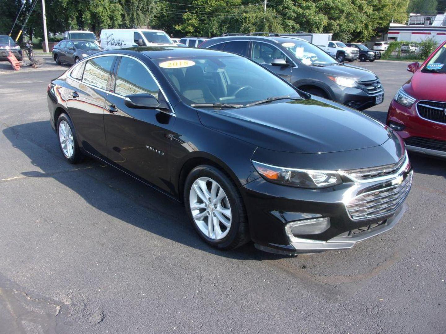 2018 BLACK CHEVROLET MALIBU LT (1G1ZD5ST1JF) with an 1.5L engine, Automatic transmission, located at 501 E. Columbia St., Springfield, OH, 45503, (800) 262-7122, 39.925262, -83.801796 - ***LT***Back-Up Camera***Remote Start***Power Seat***Serviced and Detailed*** Jay North Auto has offered hand picked vehicles since 1965! Our customer's enjoy a NO pressure buying experience with a small town feel. All of our vehicles get fully inspected and detailed. We are a preferred dealer f - Photo#1