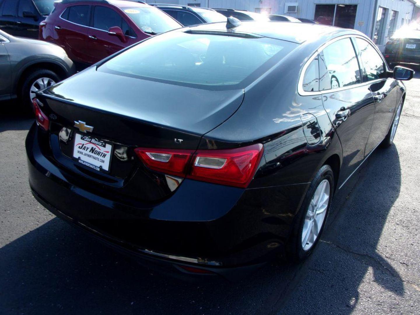 2018 BLACK CHEVROLET MALIBU LT (1G1ZD5ST1JF) with an 1.5L engine, Automatic transmission, located at 501 E. Columbia St., Springfield, OH, 45503, (800) 262-7122, 39.925262, -83.801796 - ***LT***Back-Up Camera***Remote Start***Power Seat***Serviced and Detailed*** Jay North Auto has offered hand picked vehicles since 1965! Our customer's enjoy a NO pressure buying experience with a small town feel. All of our vehicles get fully inspected and detailed. We are a preferred dealer f - Photo#7