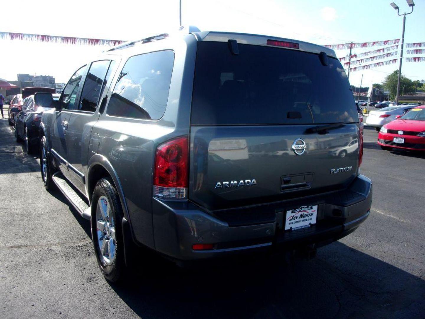 2014 GRAY NISSAN ARMADA PLATINUM (5N1AA0NC4EN) with an 5.6L engine, Automatic transmission, located at 501 E. Columbia St., Springfield, OH, 45503, (800) 262-7122, 39.925262, -83.801796 - Photo#5