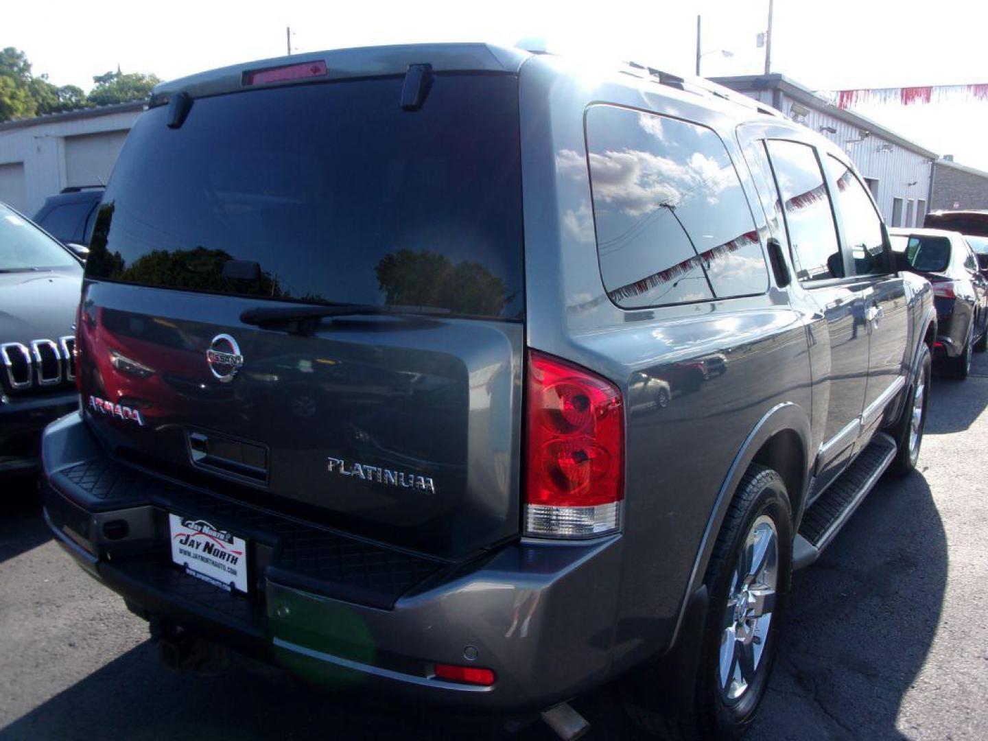 2014 GRAY NISSAN ARMADA PLATINUM (5N1AA0NC4EN) with an 5.6L engine, Automatic transmission, located at 501 E. Columbia St., Springfield, OH, 45503, (800) 262-7122, 39.925262, -83.801796 - Photo#6