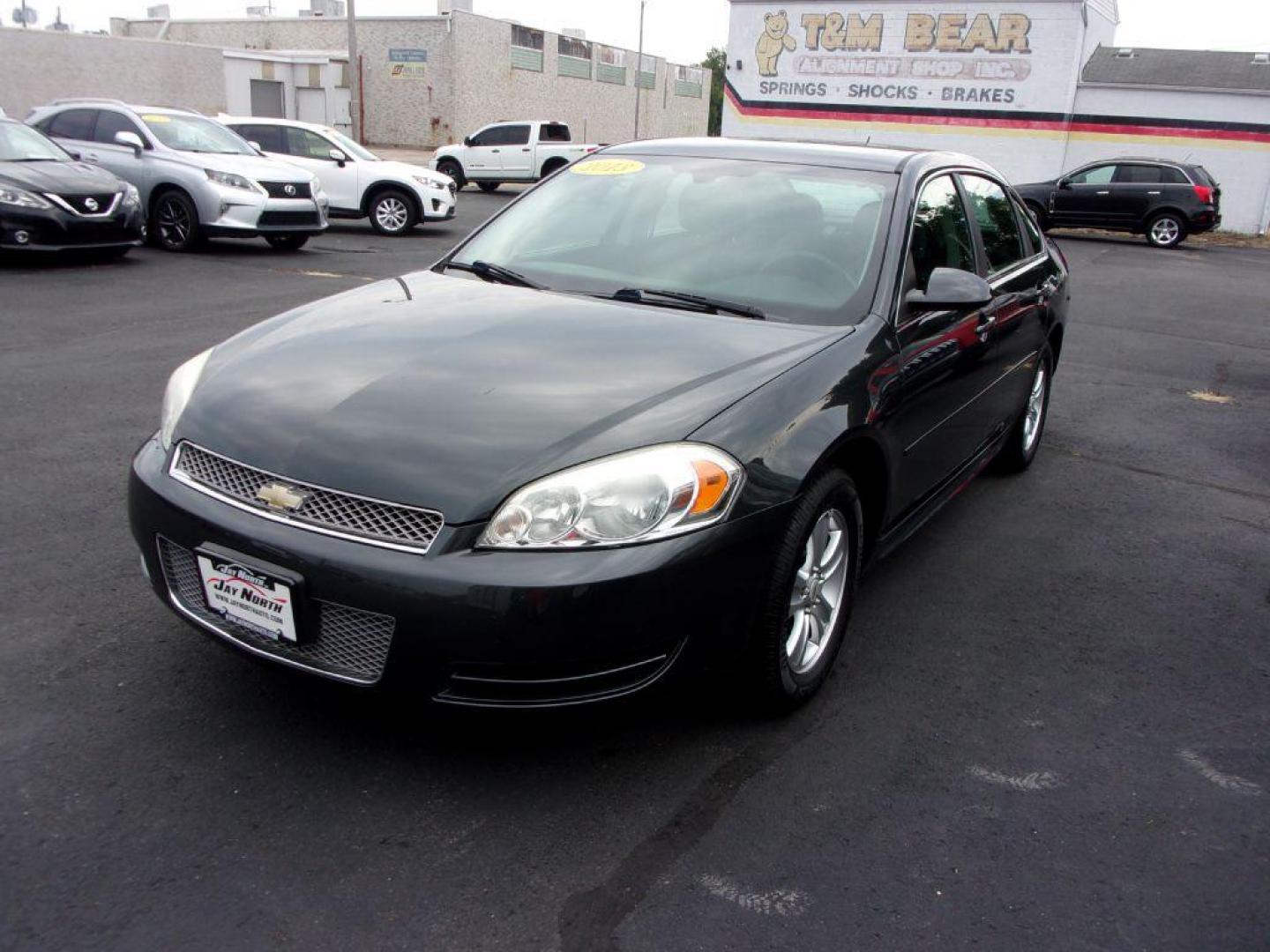 2013 GRAY CHEVROLET IMPALA LS (2G1WF5E36D1) with an 3.6L engine, Automatic transmission, located at 501 E. Columbia St., Springfield, OH, 45503, (800) 262-7122, 39.925262, -83.801796 - ***LS***3.6L V6***Serviced and Detailed*** Jay North Auto has offered hand picked vehicles since 1965! Our customer's enjoy a NO pressure buying experience with a small town feel. All of our vehicles get fully inspected and detailed. We are a preferred dealer for many local credit unions and len - Photo#5