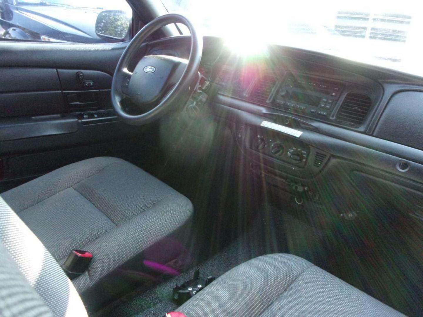 2010 BLUE FORD CROWN VICTORIA POLICE INTERCEPTOR (2FABP7BV1AX) with an 4.6L engine, Automatic transmission, located at 501 E. Columbia St., Springfield, OH, 45503, (800) 262-7122, 39.925262, -83.801796 - *** New Tires *** 1 Owner *** Texas Car *** Clean *** Serviced and Detailed *** Police Interceptor *** Low Miles *** V8 *** One owner Police Interceptor Street Appearance Package that spent it's whole life in Texas and New Mexico until we purchased it. Absolutely spotless, rust free undercarriag - Photo#14