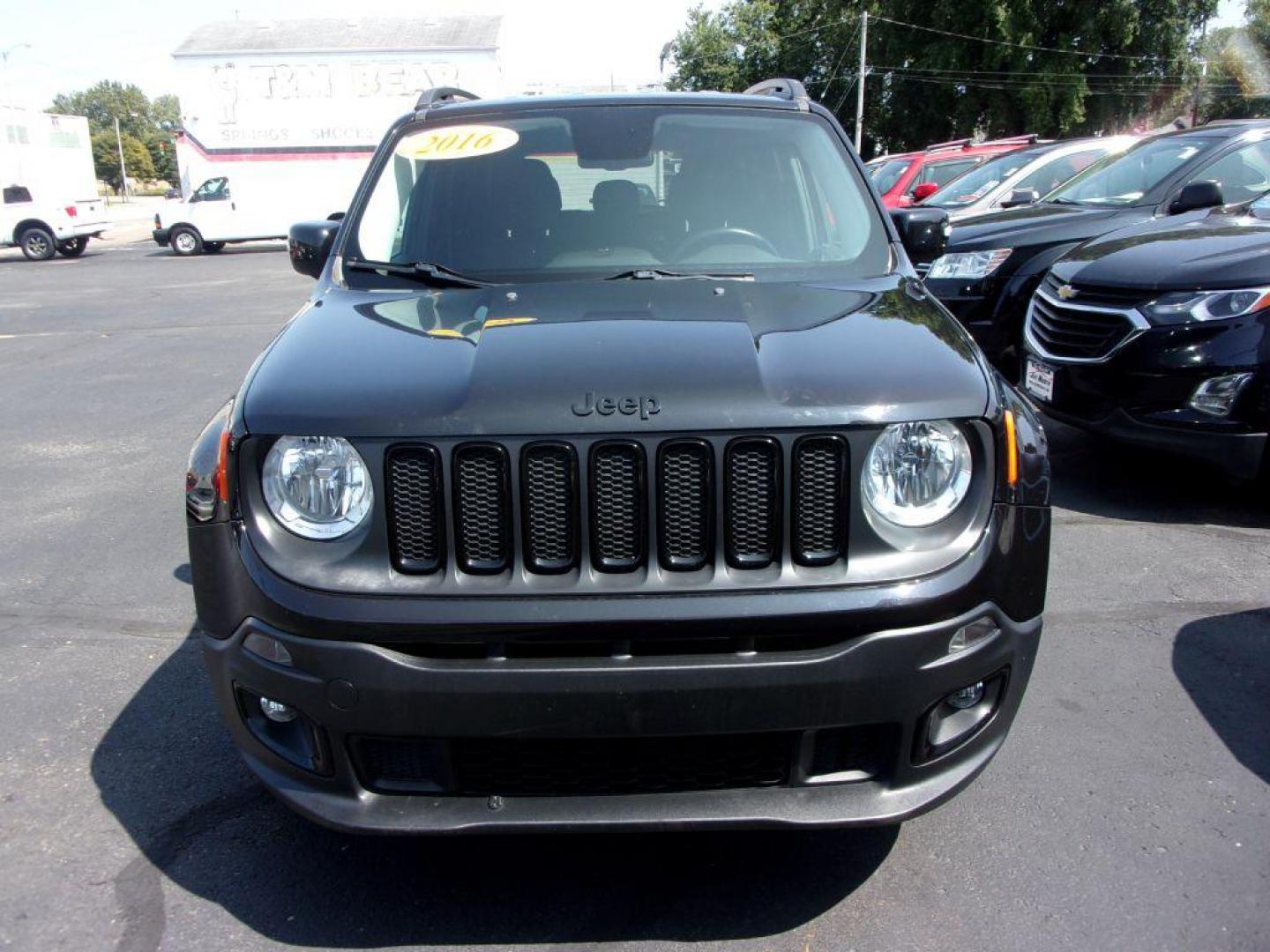 2016 BLACK JEEP RENEGADE DAWN OF JUSTICE EDITION (ZACCJBBT5GP) with an 2.4L engine, Automatic transmission, located at 501 E. Columbia St., Springfield, OH, 45503, (800) 262-7122, 39.925262, -83.801796 - Photo#1