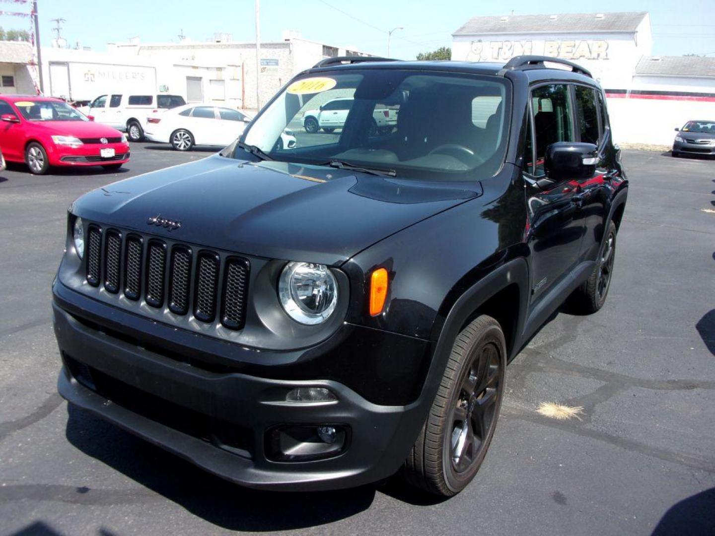 2016 BLACK JEEP RENEGADE DAWN OF JUSTICE EDITION (ZACCJBBT5GP) with an 2.4L engine, Automatic transmission, located at 501 E. Columbia St., Springfield, OH, 45503, (800) 262-7122, 39.925262, -83.801796 - Photo#6