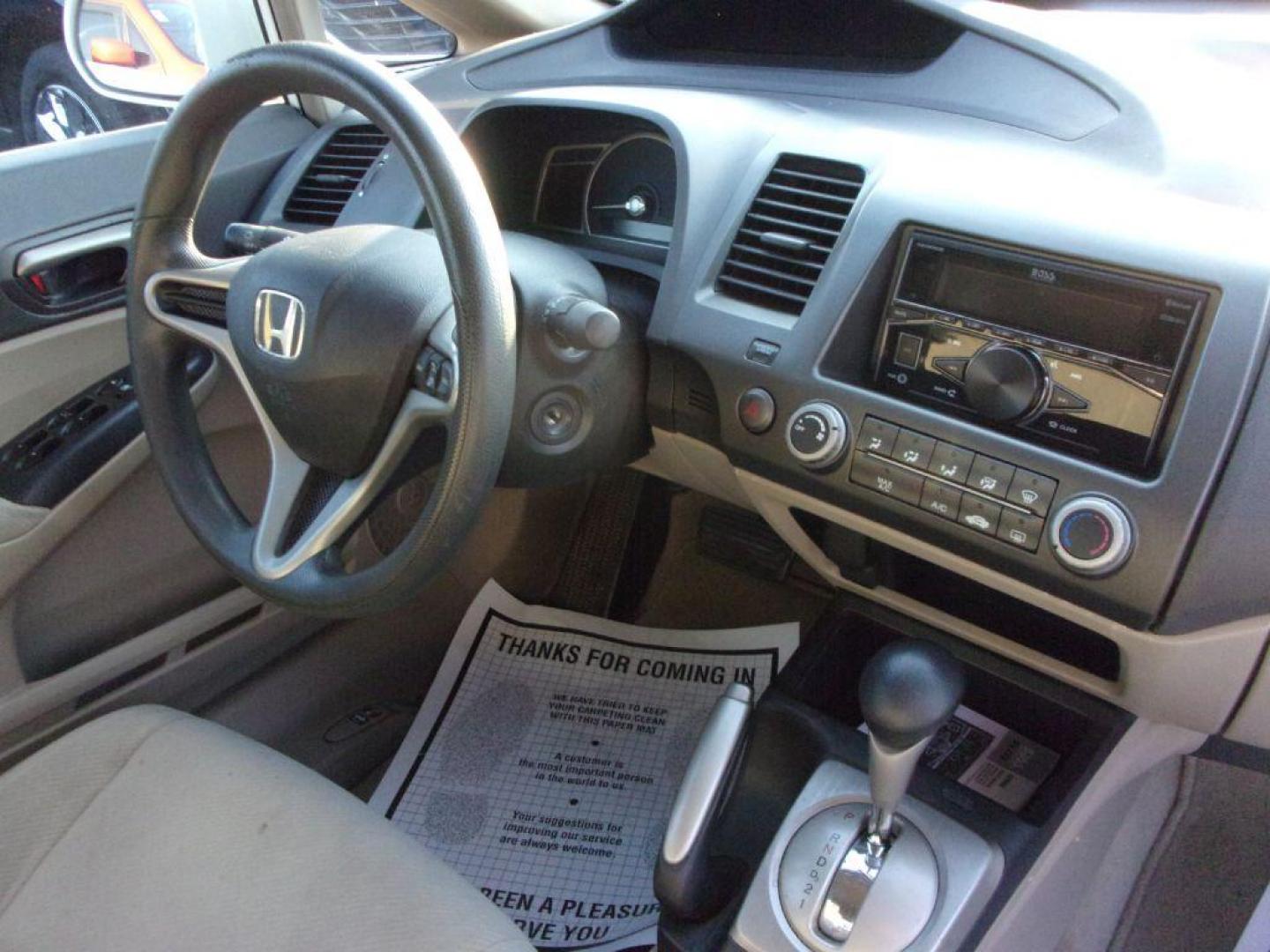 2010 WHITE HONDA CIVIC LX (19XFA1F55AE) with an 1.8L engine, Automatic transmission, located at 501 E. Columbia St., Springfield, OH, 45503, (800) 262-7122, 39.925262, -83.801796 - *** LX *** Serviced and Detailed *** FWD *** Jay North Auto has offered hand picked vehicles since 1965! Our customer's enjoy a NO pressure buying experience with a small town feel. All of our vehicles get fully inspected and detailed. We are a preferred dealer for many local credit unions and l - Photo#14