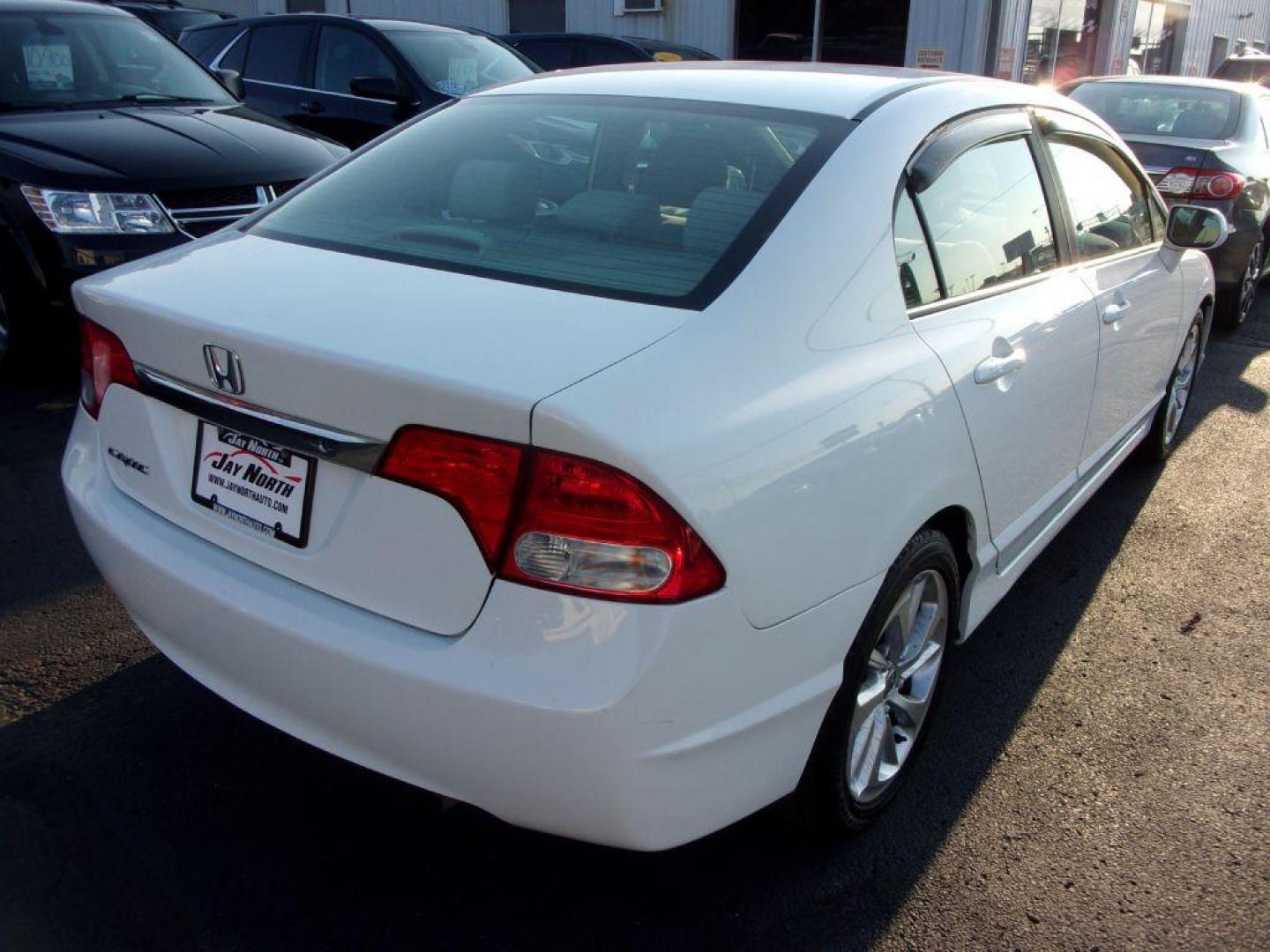 2010 WHITE HONDA CIVIC LX (19XFA1F55AE) with an 1.8L engine, Automatic transmission, located at 501 E. Columbia St., Springfield, OH, 45503, (800) 262-7122, 39.925262, -83.801796 - *** LX *** Serviced and Detailed *** FWD *** Jay North Auto has offered hand picked vehicles since 1965! Our customer's enjoy a NO pressure buying experience with a small town feel. All of our vehicles get fully inspected and detailed. We are a preferred dealer for many local credit unions and l - Photo#5