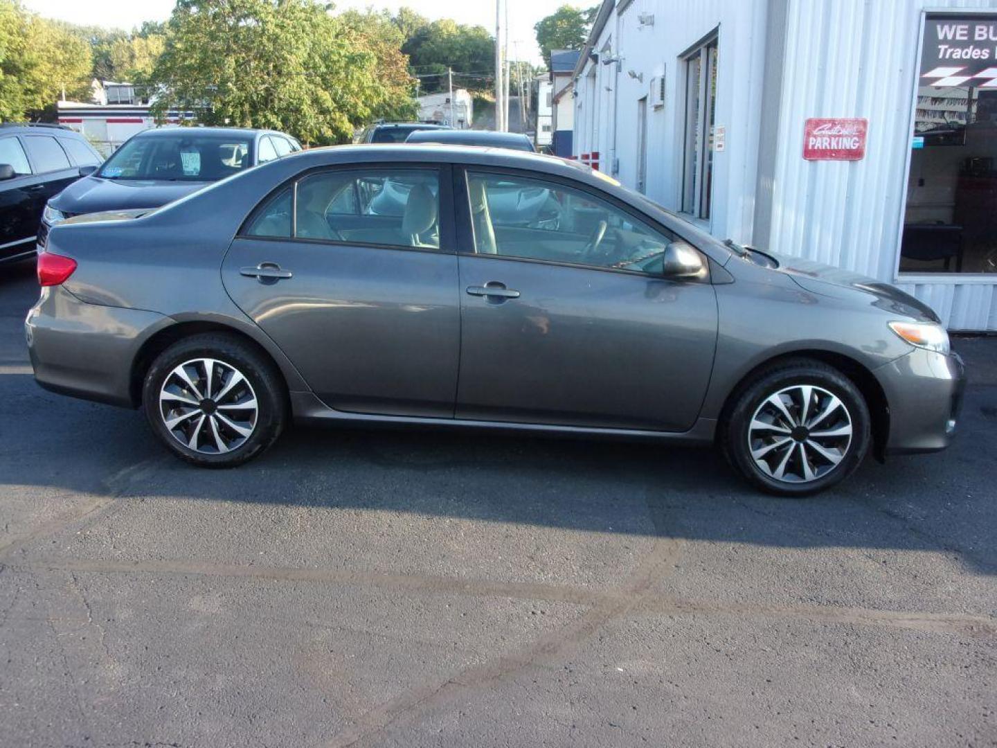 2012 GRAY TOYOTA COROLLA LE (2T1BU4EEXCC) with an 1.8L engine, Automatic transmission, located at 501 E. Columbia St., Springfield, OH, 45503, (800) 262-7122, 39.925262, -83.801796 - *** LE *** FWD *** Serviced and Detailed *** Jay North Auto has offered hand picked vehicles since 1965! Our customer's enjoy a NO pressure buying experience with a small town feel. All of our vehicles get fully inspected and detailed. We are a preferred dealer for many local credit unions and - Photo#0