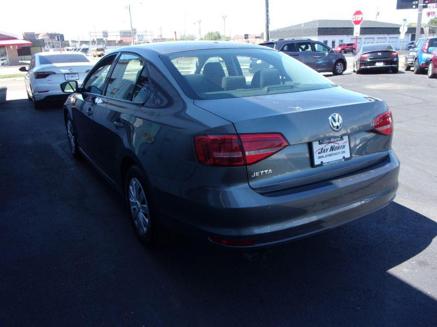 2015 GRAY VOLKSWAGEN JETTA S (3VW2K7AJ3FM) with an 2L engine, Automatic transmission, located at 501 E. Columbia St., Springfield, OH, 45503, (800) 262-7122, 39.925262, -83.801796 - *** New Tires *** LOW MILES *** Serviced and Detailed *** Automatic *** FWD *** Jay North Auto has offered hand picked vehicles since 1965! Our customer's enjoy a NO pressure buying experience with a small town feel. All of our vehicles get fully inspected and detailed. We are a preferred deale - Photo#4